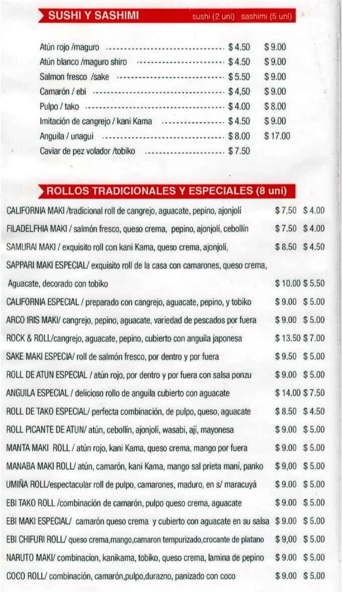 Sappari Sushi Restaurante Restaurant Japones Manta Ecuador Sushi
