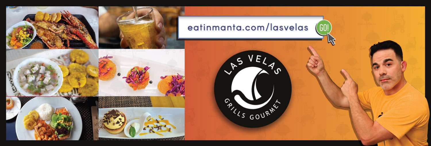 Restaurante Las Velas Grills Gourmet Eat In Manta Banner