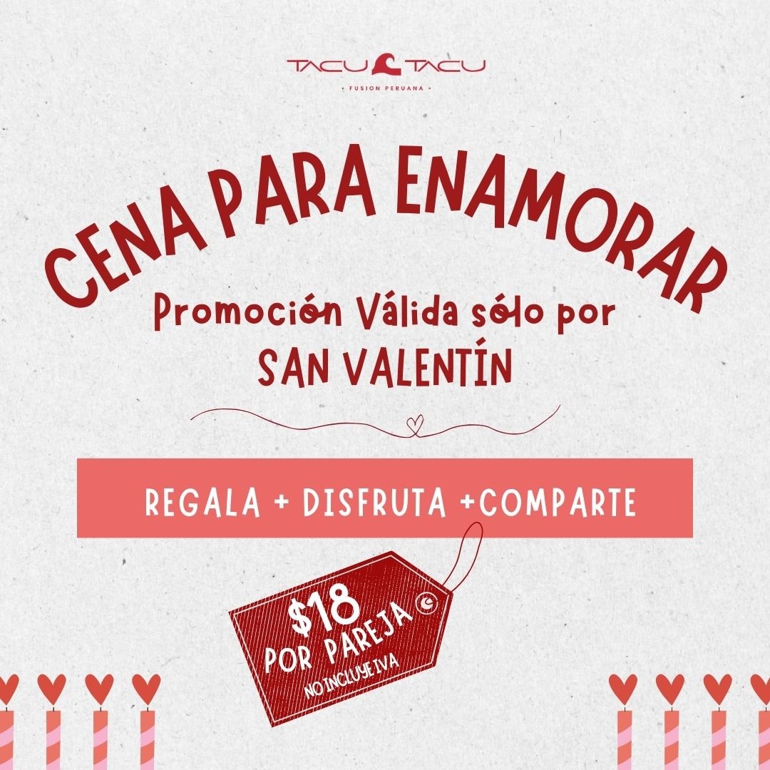 Cena San Valentín - Tacu Tacu - Manta.jpg