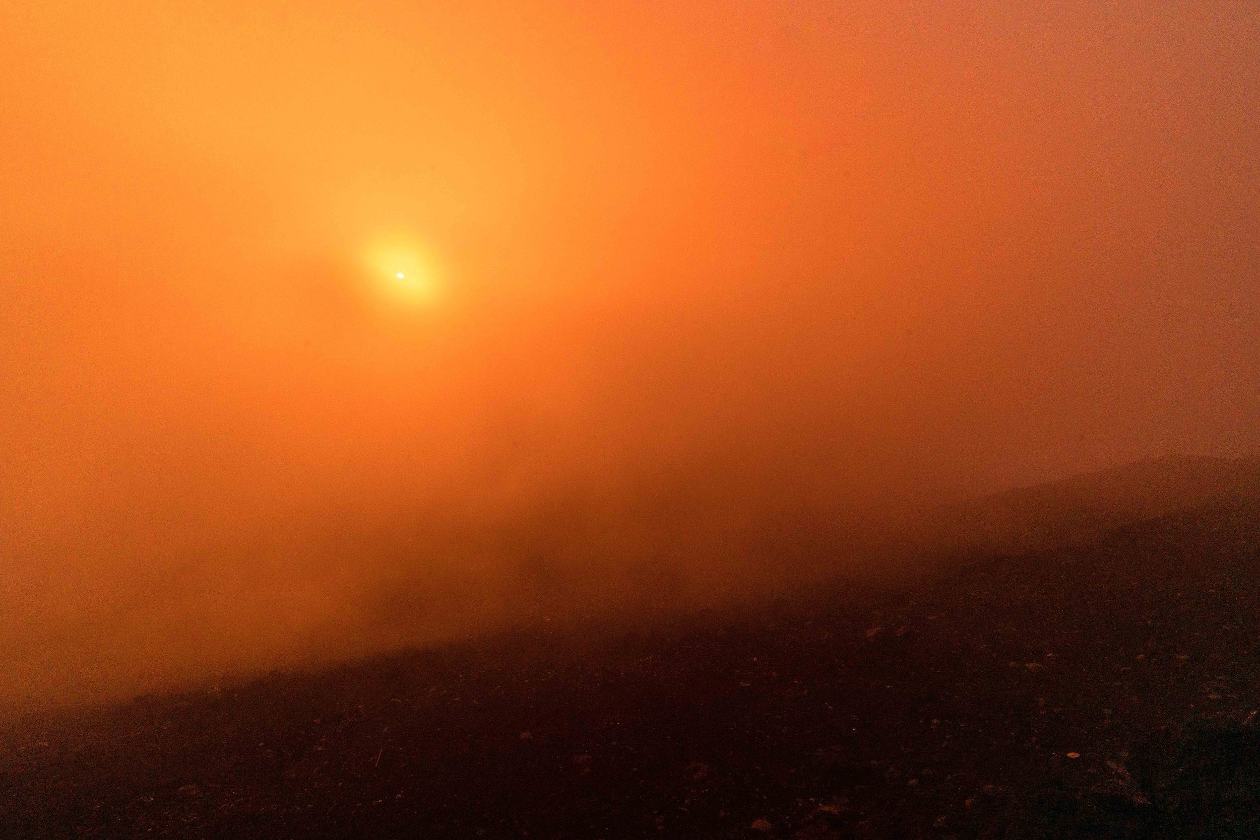 The last bit of sun