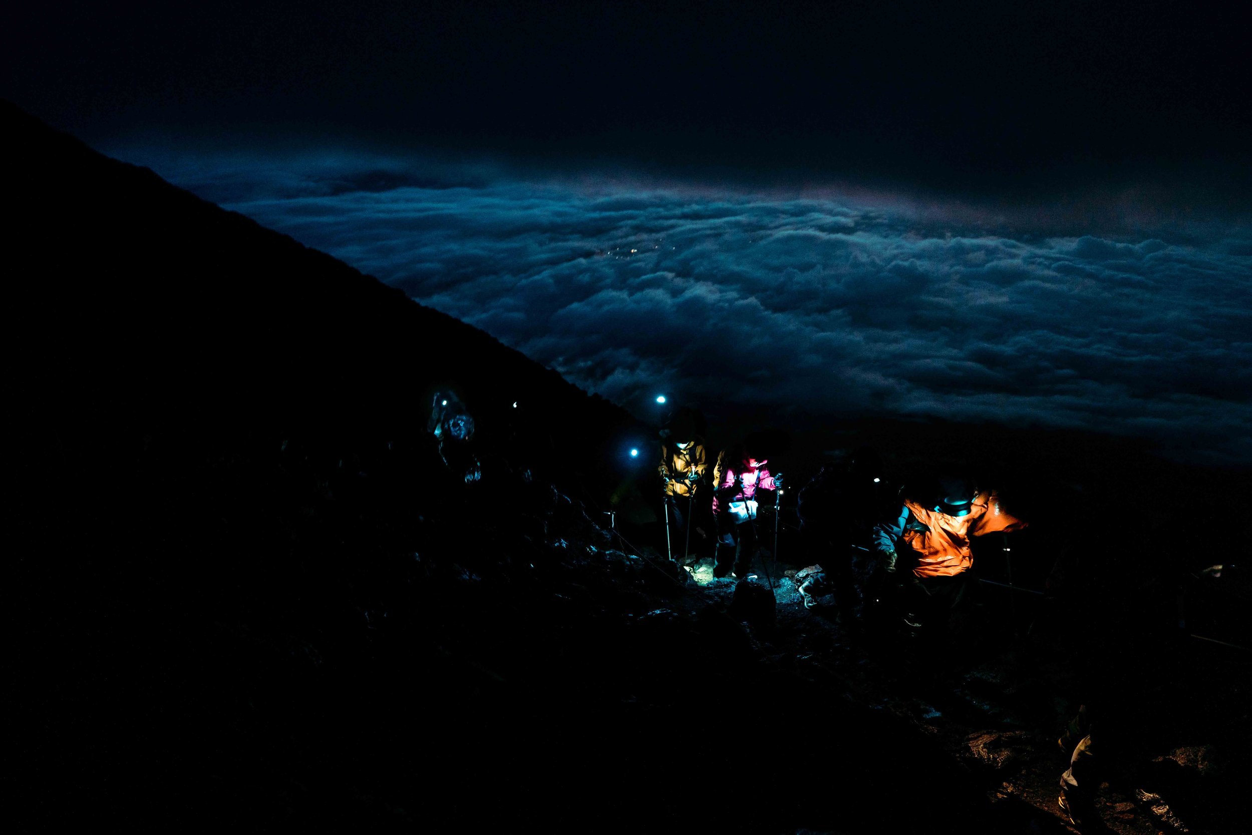 Ascent Mt. Fuji - 9th station