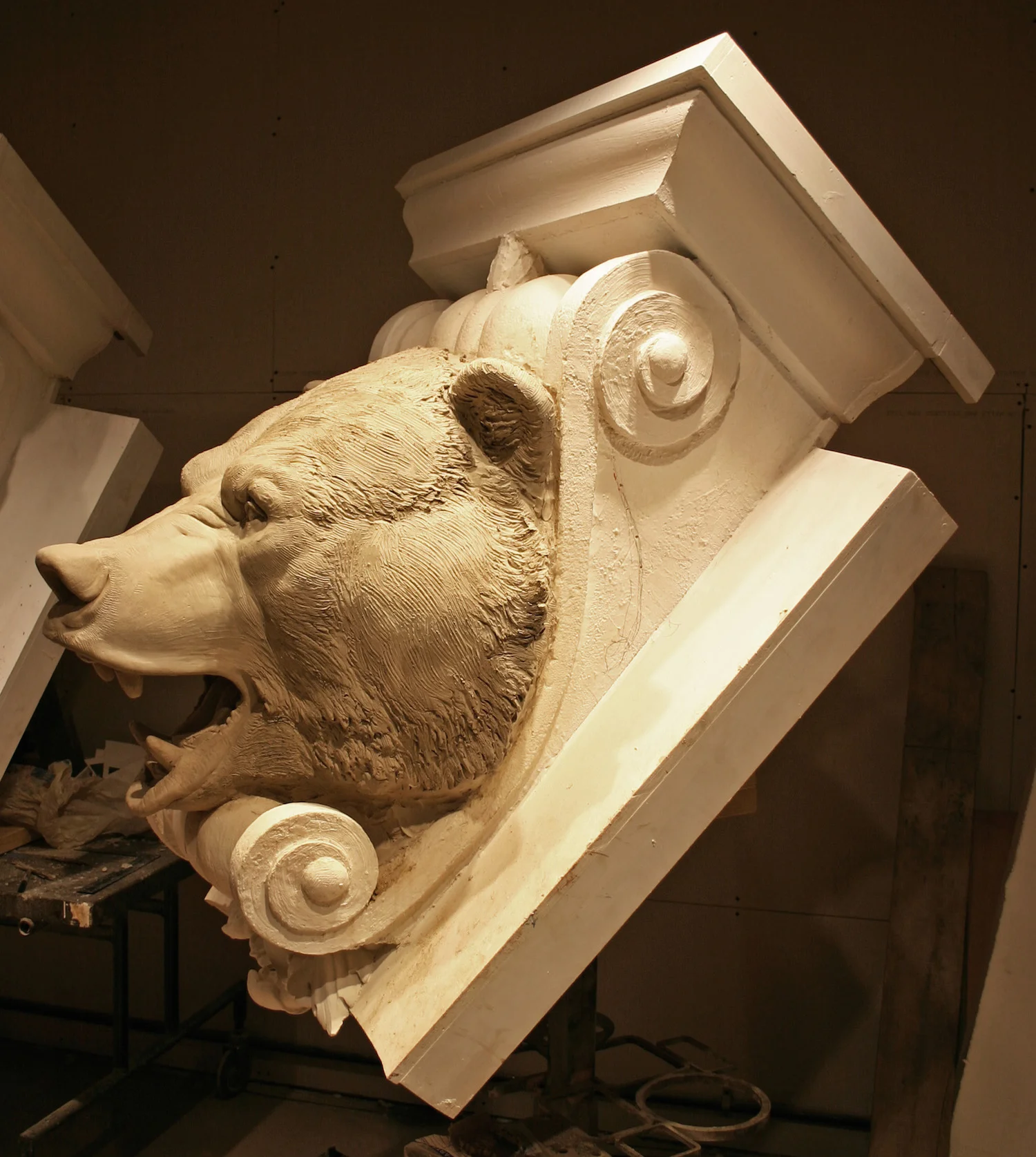 Keystone Grizzly Bear Clay Model