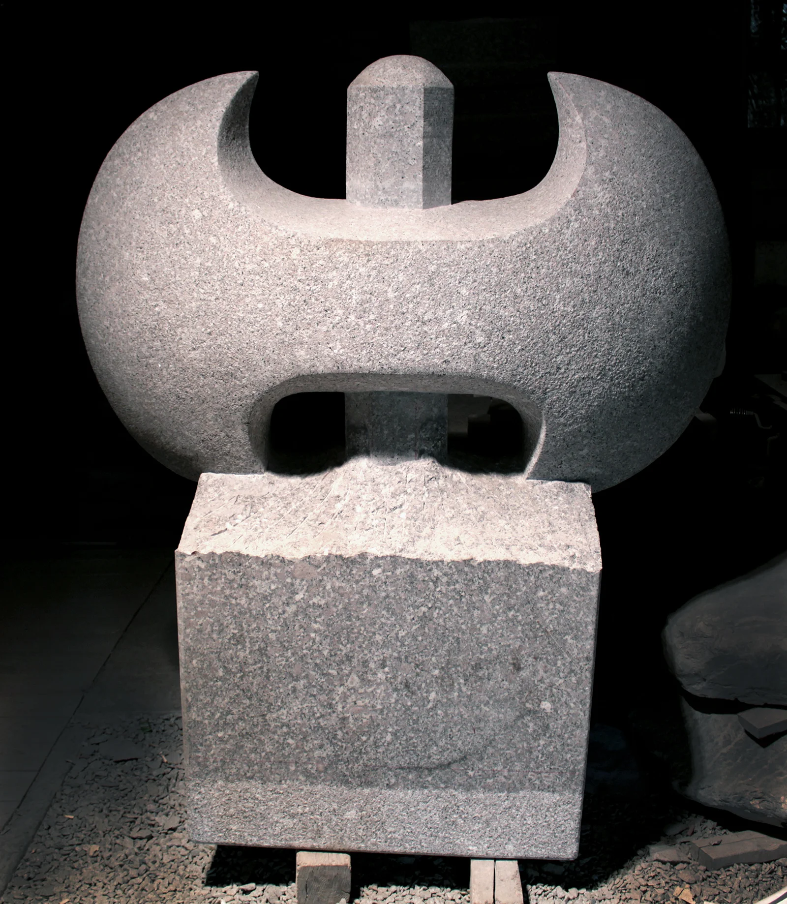 Granite Labrys Sculpture