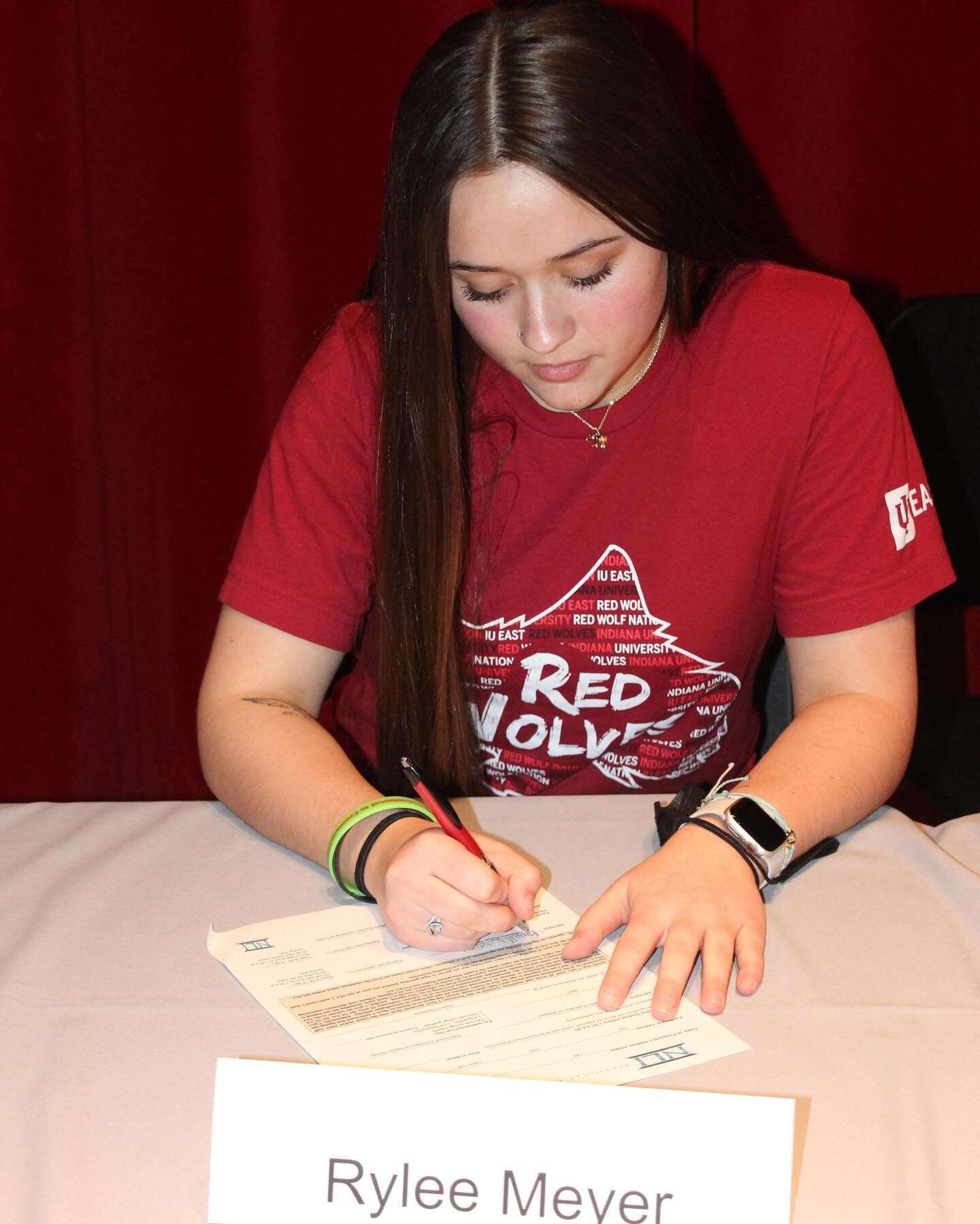 Congrats to Rylee Meyer on her recent signing to play for IU East!