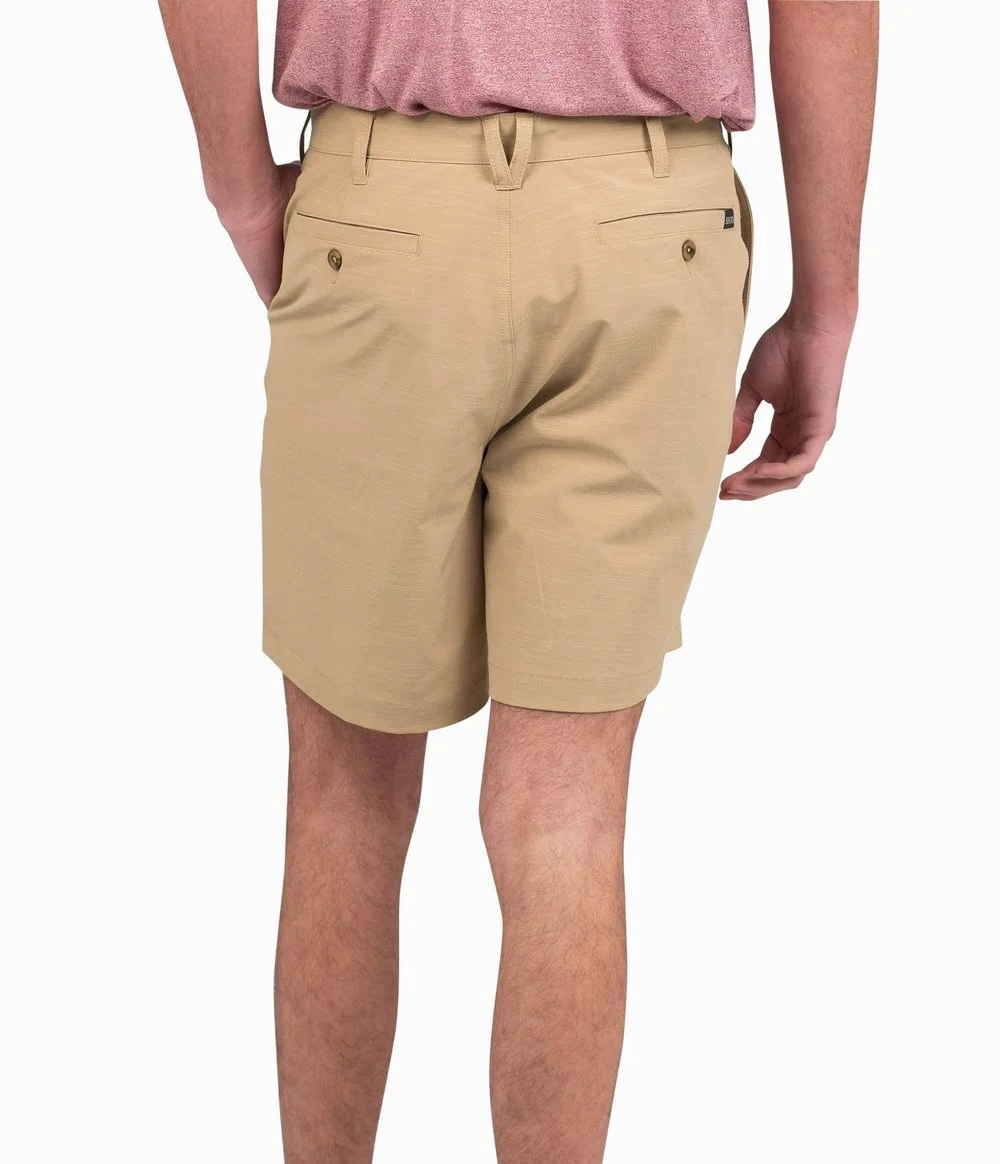 performance khaki shorts