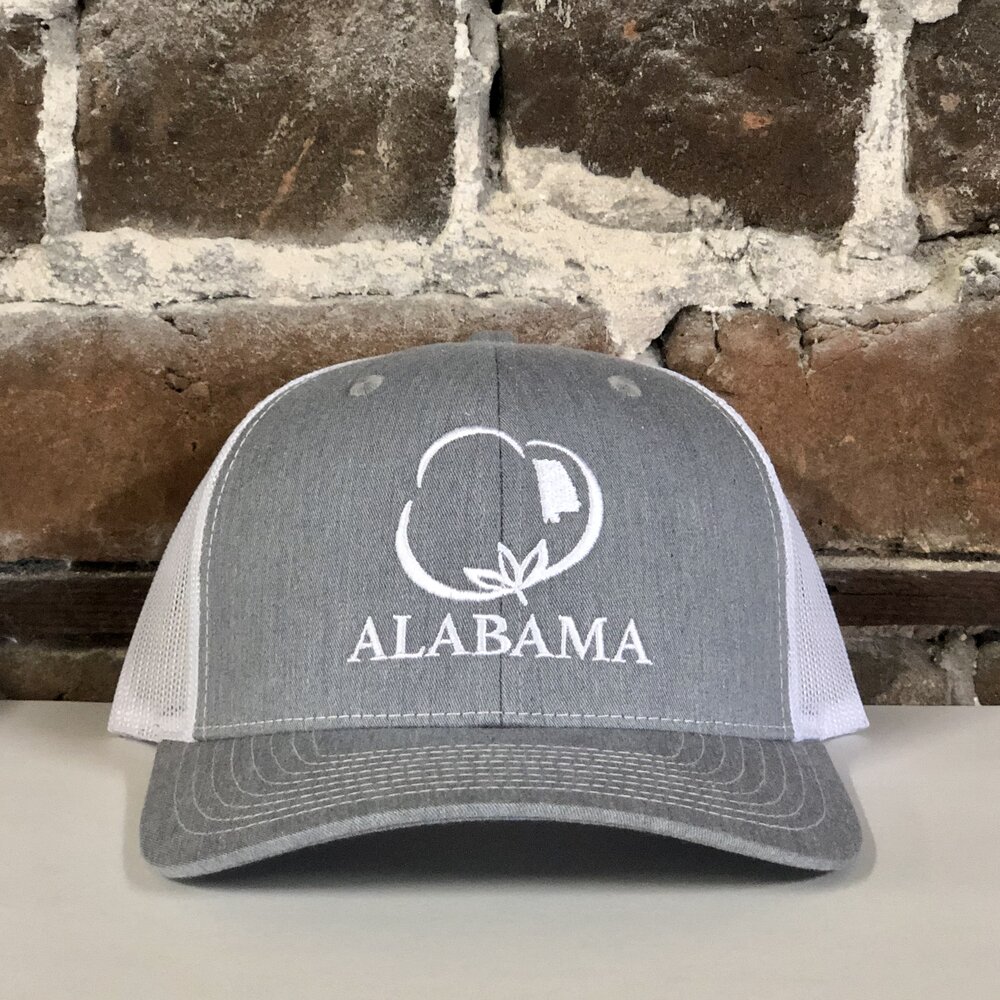 State Homegrown Alabama Pride Leather Patch Trucker Hat 