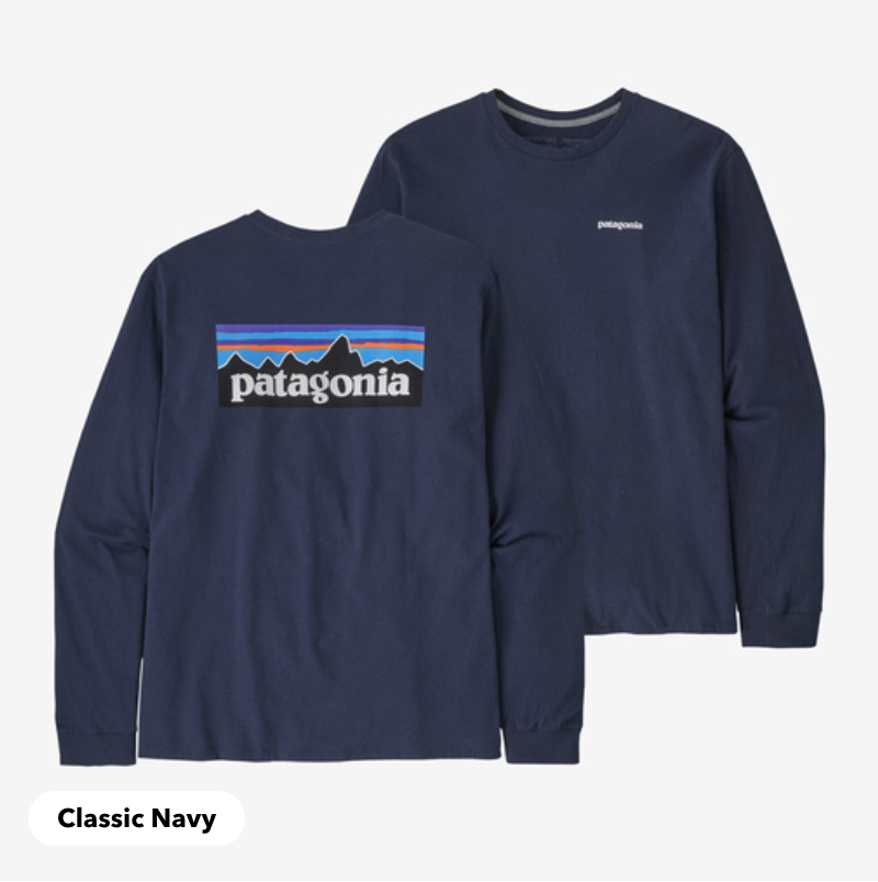 Joseph's Clothier — Patagonia Skyline Long Sleeve T-Shirt White