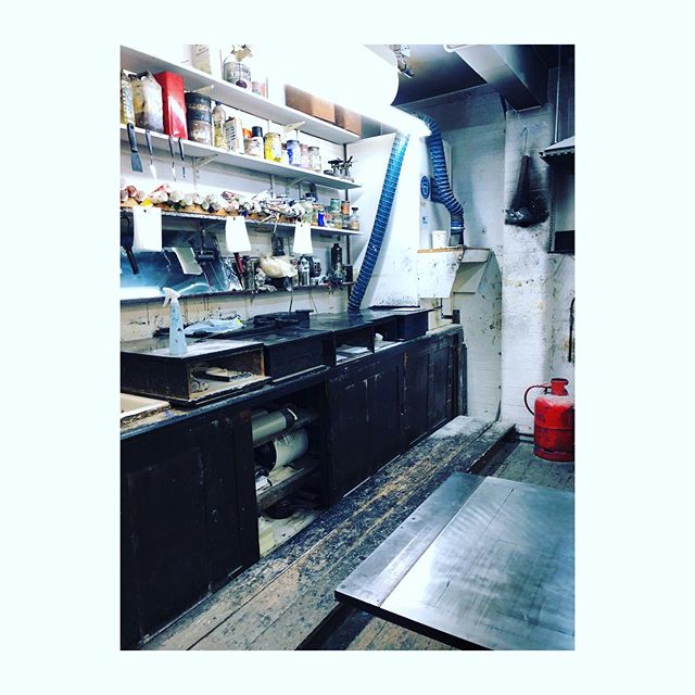 Print room city and guilds old school order...... #woolwichprintfair #2019 #november #london #woolwicharsenal #angelapaolarossi #printmaking today #Picinisco #italian #folktale #iciacca #etching #acquatint #intaglio #printmaker #blackandwhite #markma