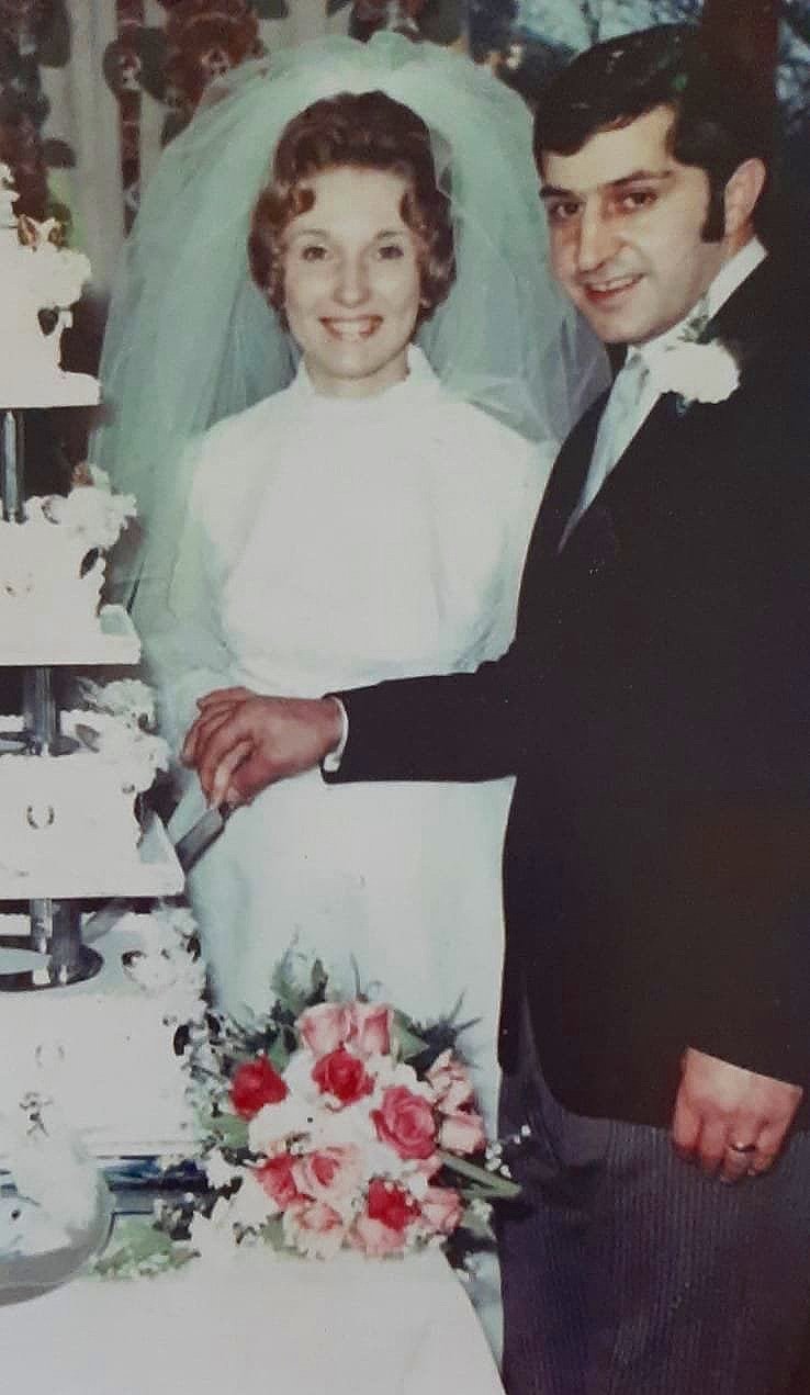  Umberto Iaconelli and Helen Marie Calder - Glasgow, Scotland 30.11.1971 