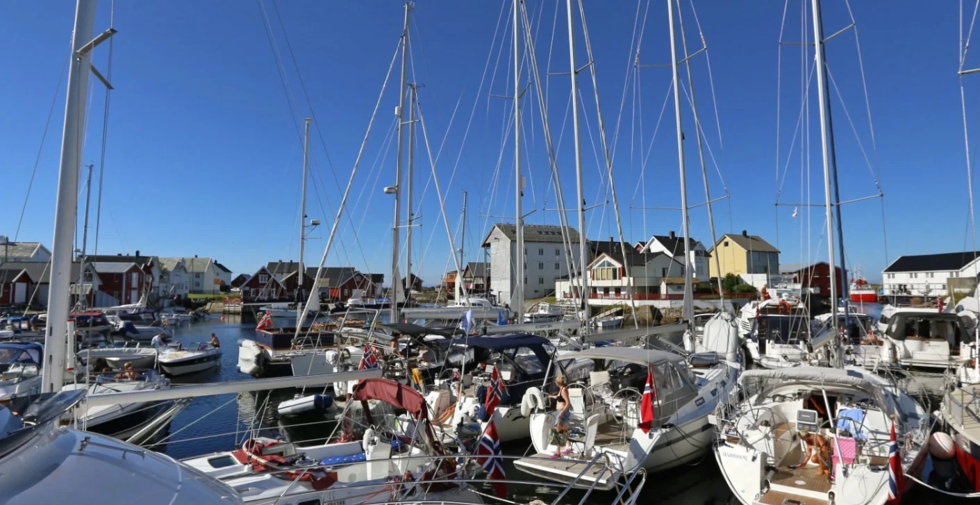 Havna på Veiholmen. Foto : Kjell Jøran Hansen