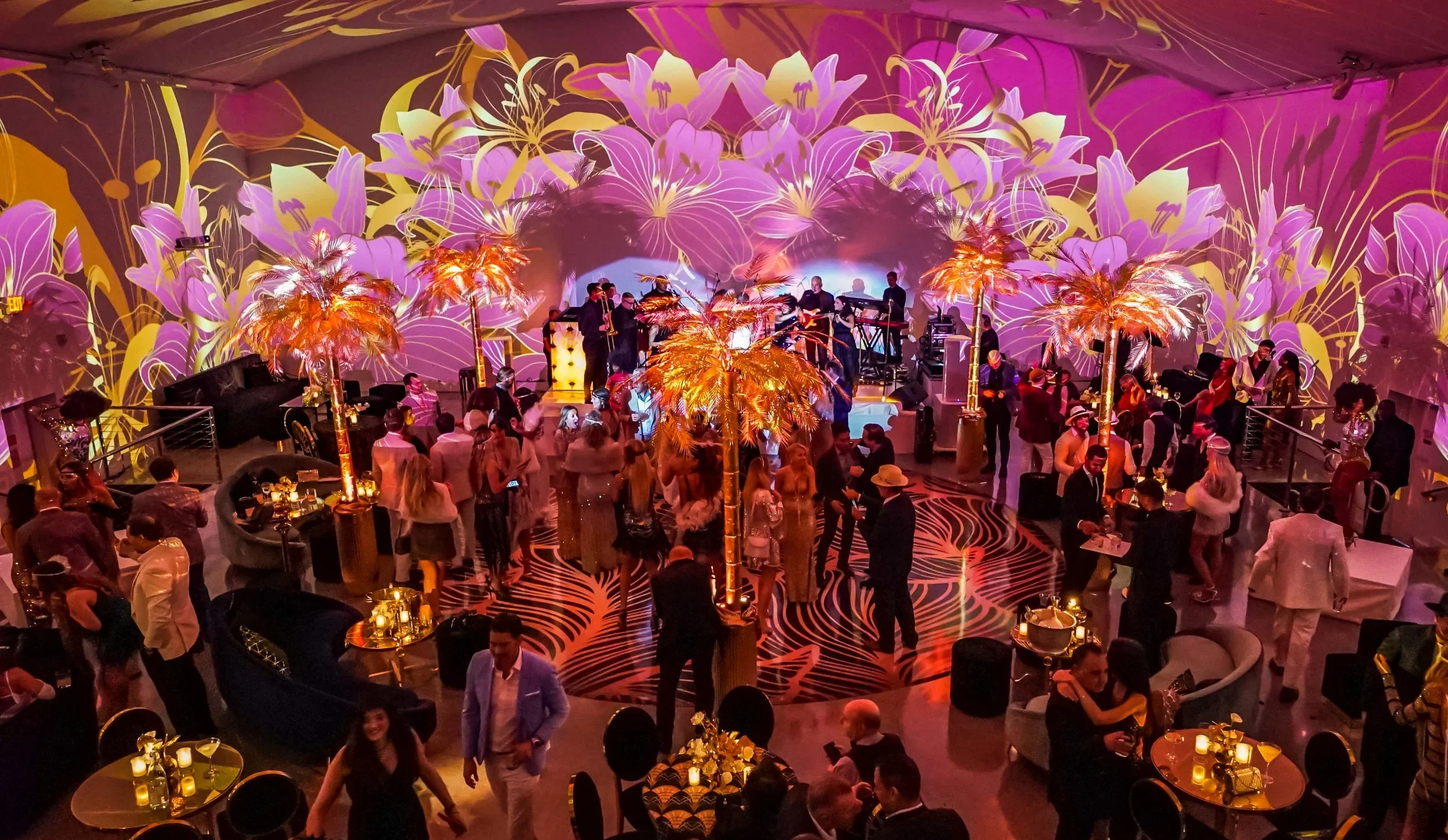 quinceañera grand entrance Miami Beach Art Deco venue