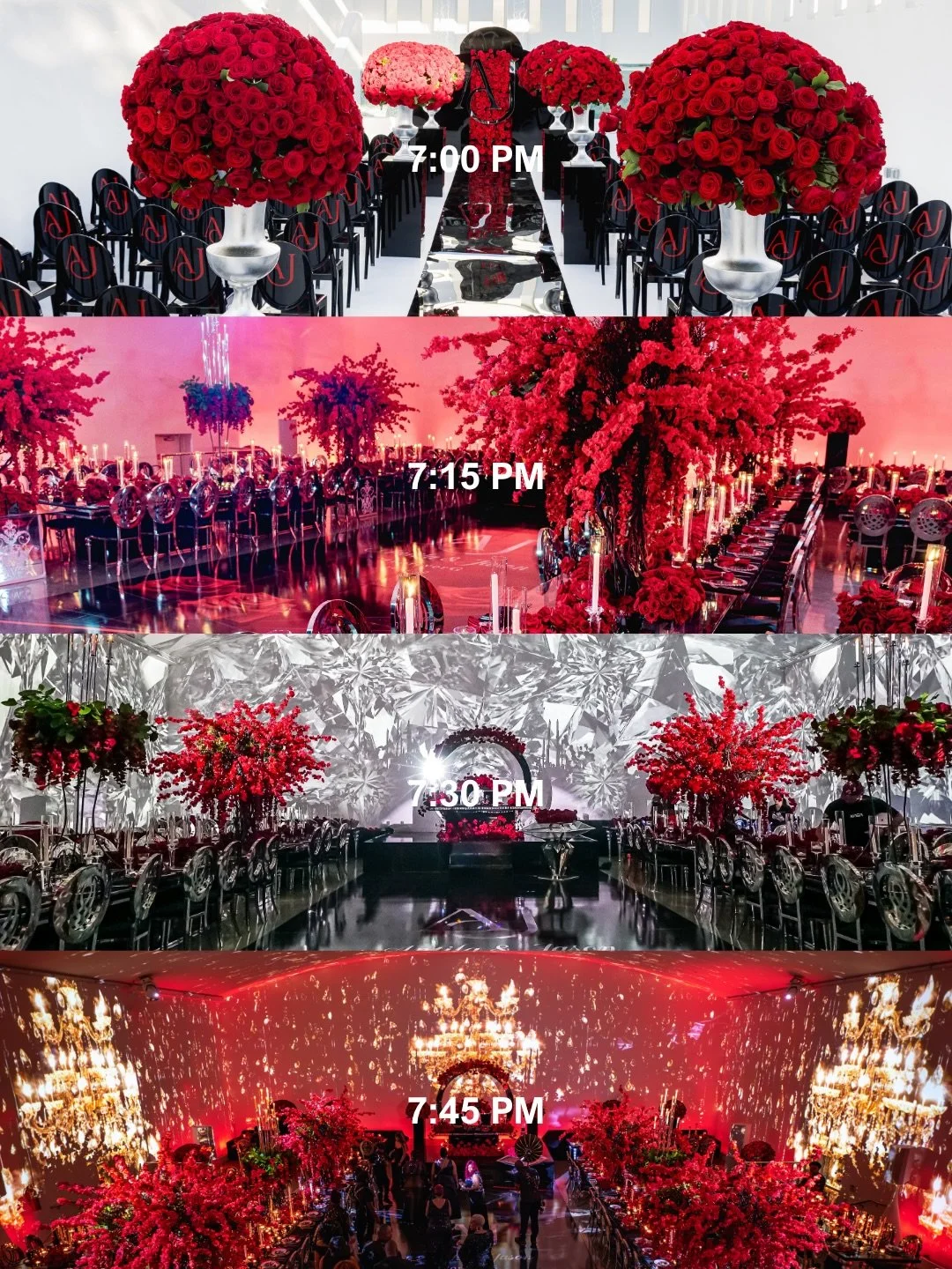 Timestamped.
Where time looks different... a night in the life of a wedding at The Temple House.
Just a few moments from an unforgettable evening. A bold palette of black, silver, white, and red. Every scene, every detail, every transition designed j