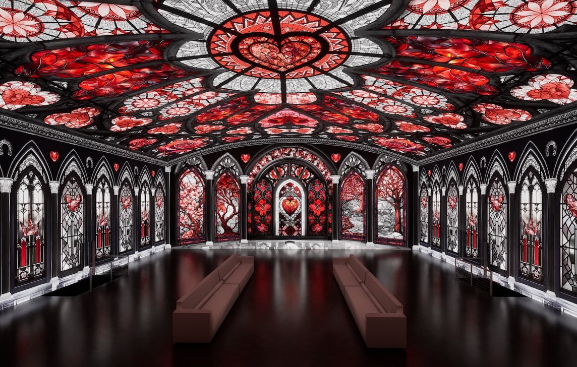 Immersive projection mapping transforming a Miami event space