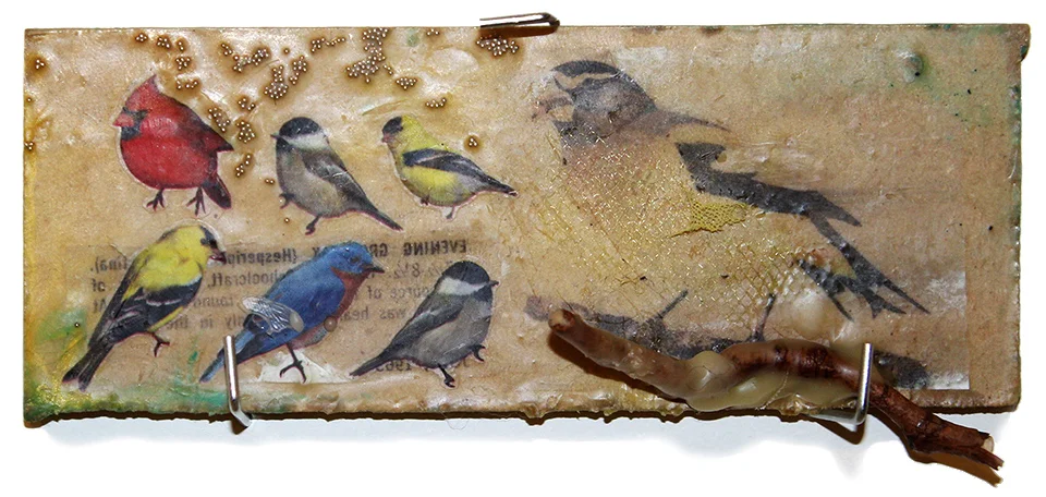 Encaustic Collage - Student #27