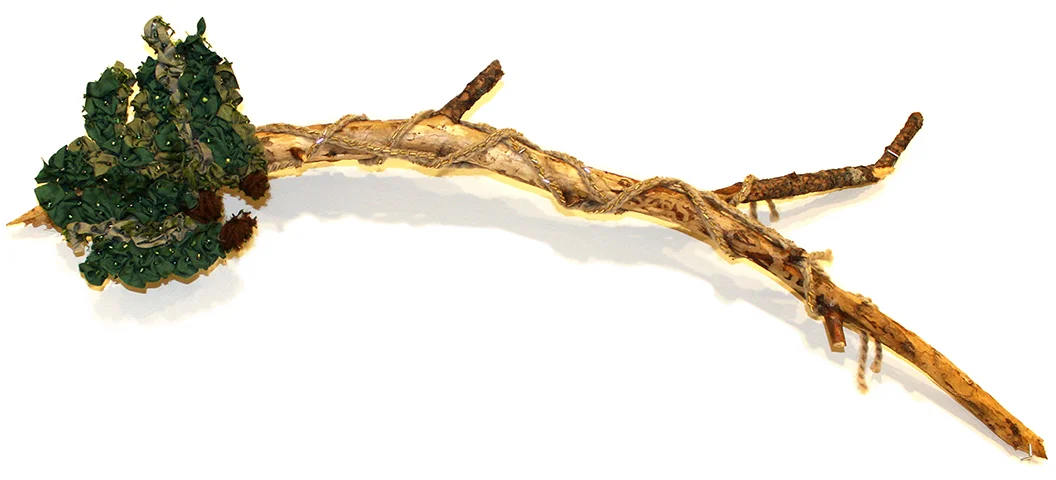 Fiber and Branch Sculpture - Student #22