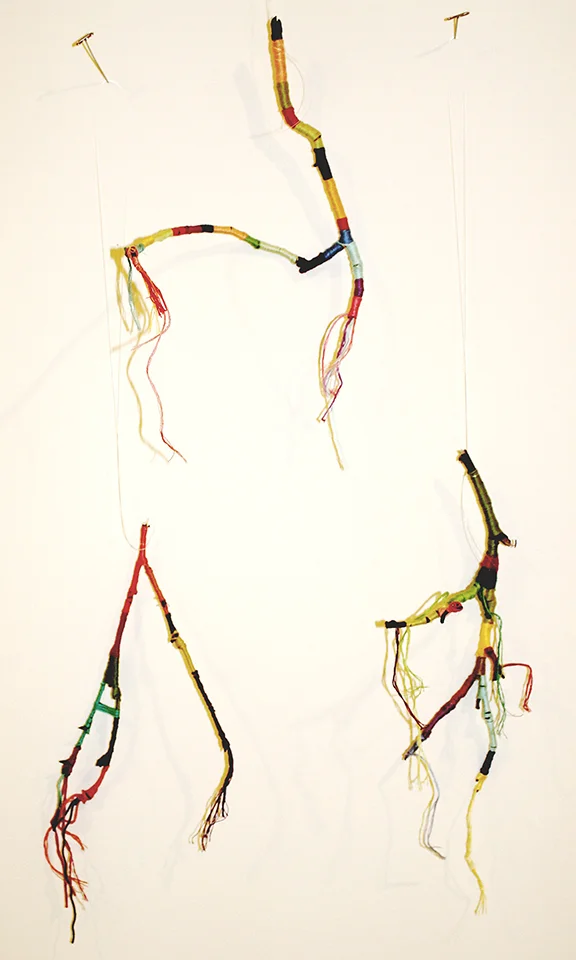 "Wrapped Twigs" Sculptures - Student #27