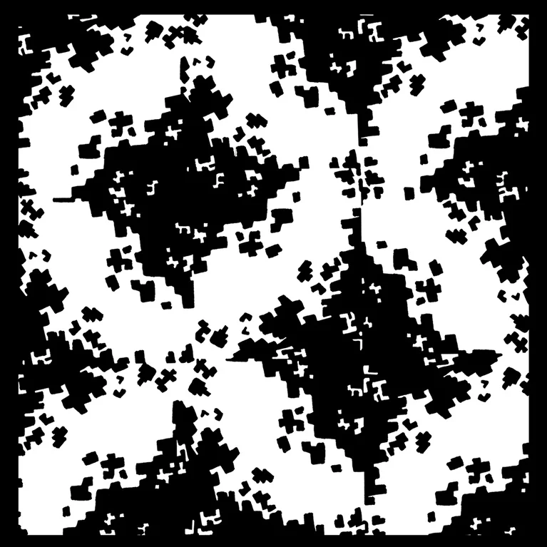 Abstract Positive/Negative Space Design Part 1 - Student #9