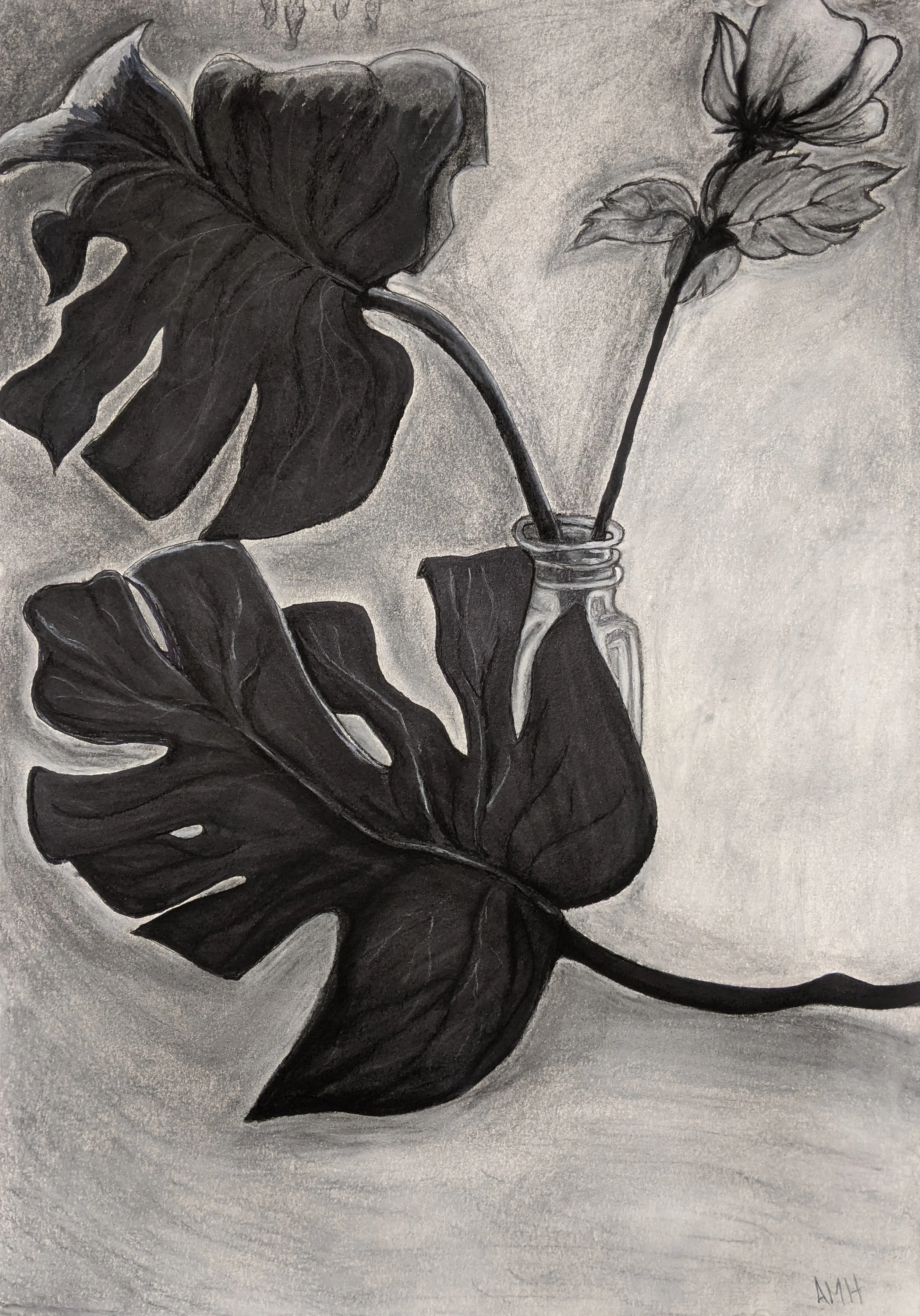 Still-life Value Study Drawing - Student #32