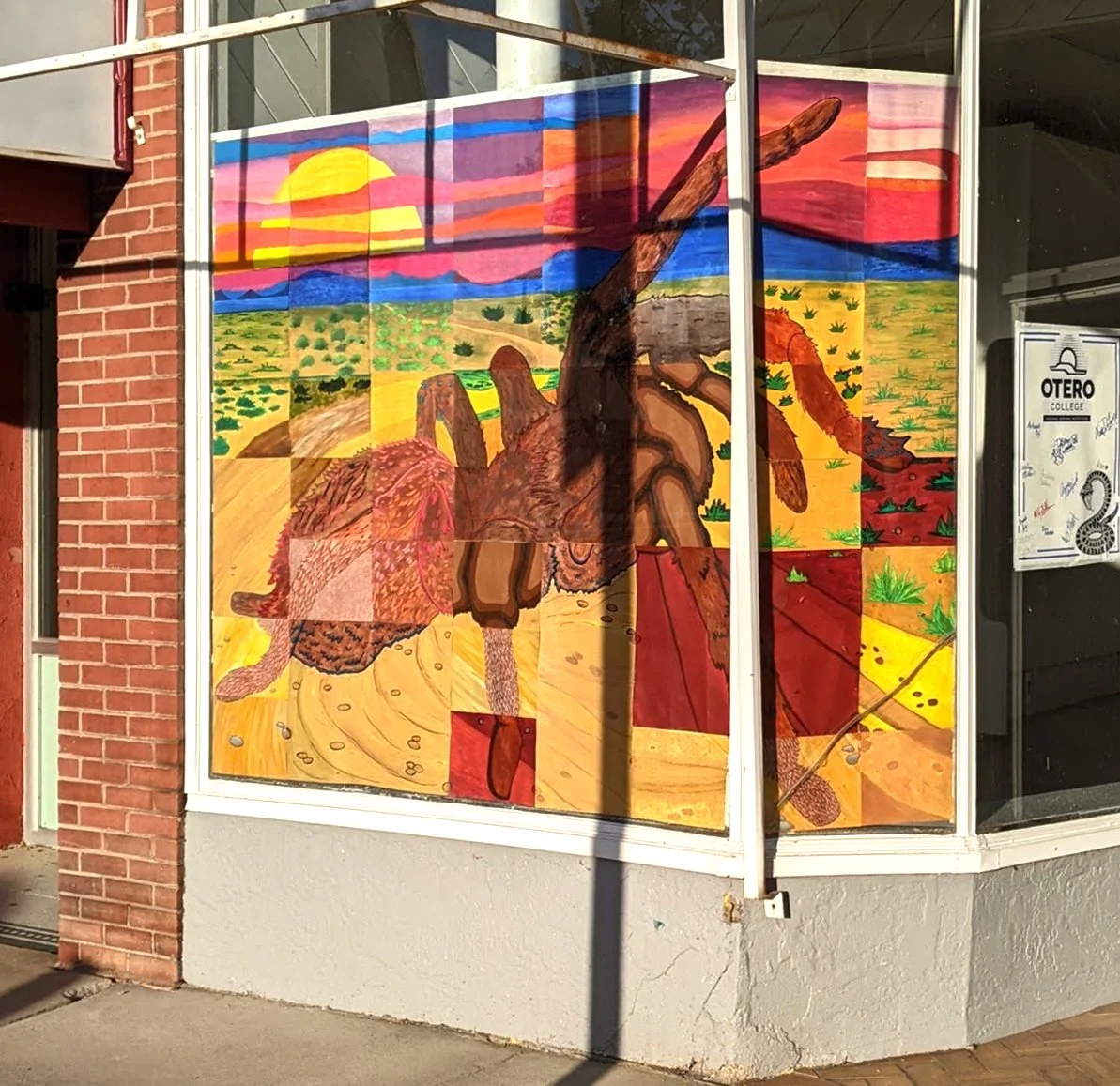 Tarantula Mural (*won 2nd place) - whole class