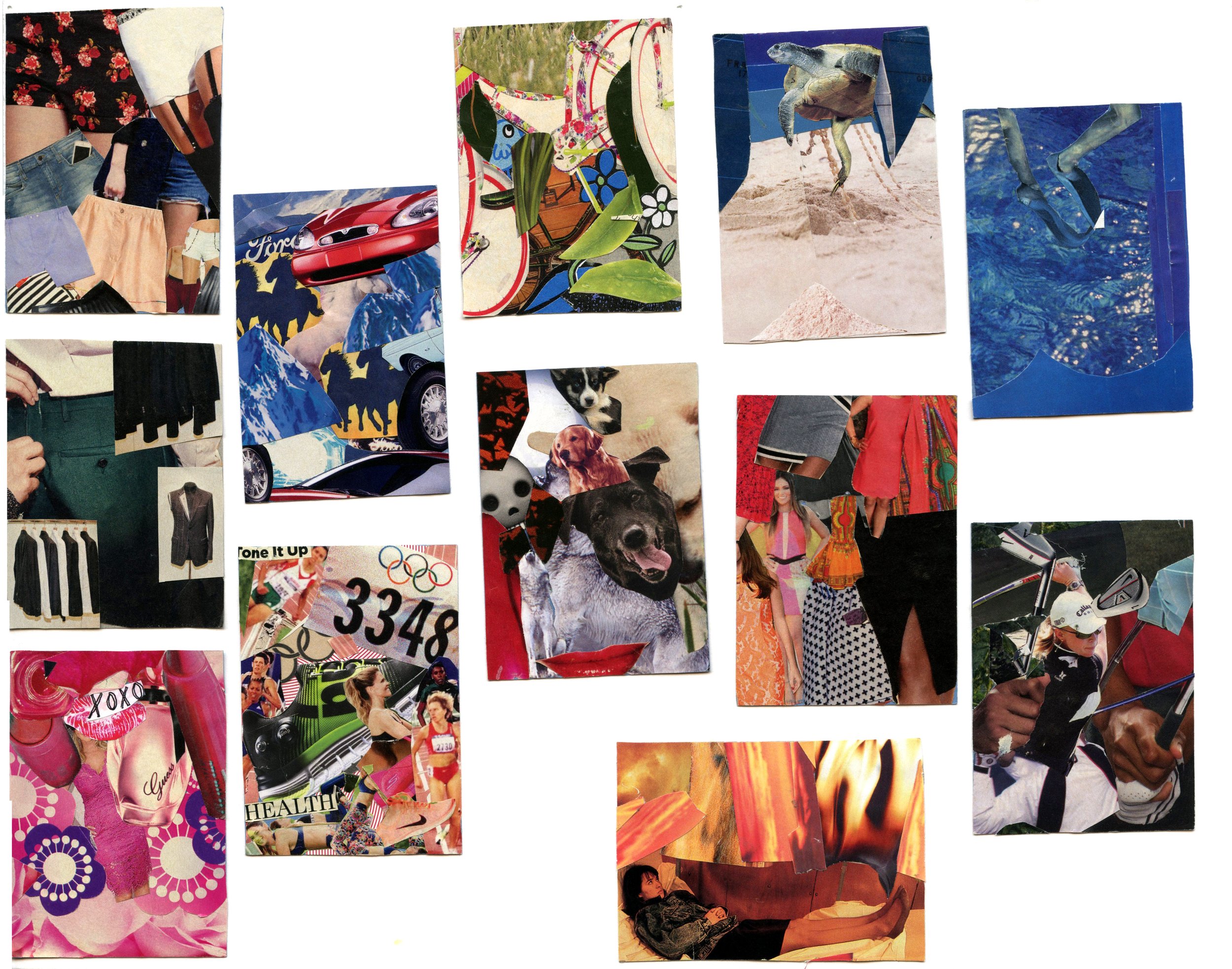 Artist Card Collages - Student #3