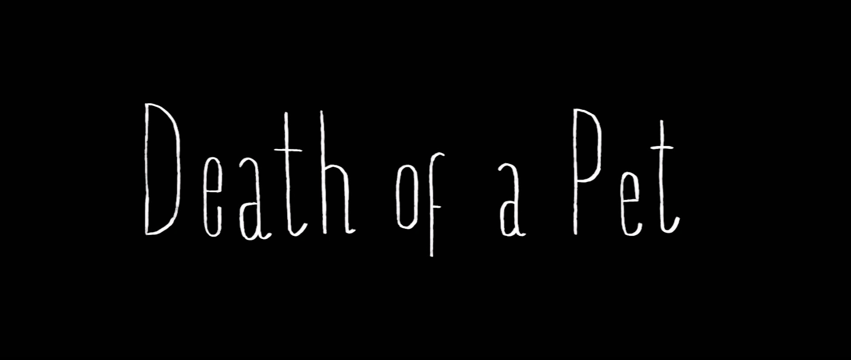 Titles design and animation, custom font, by Clayton Junior