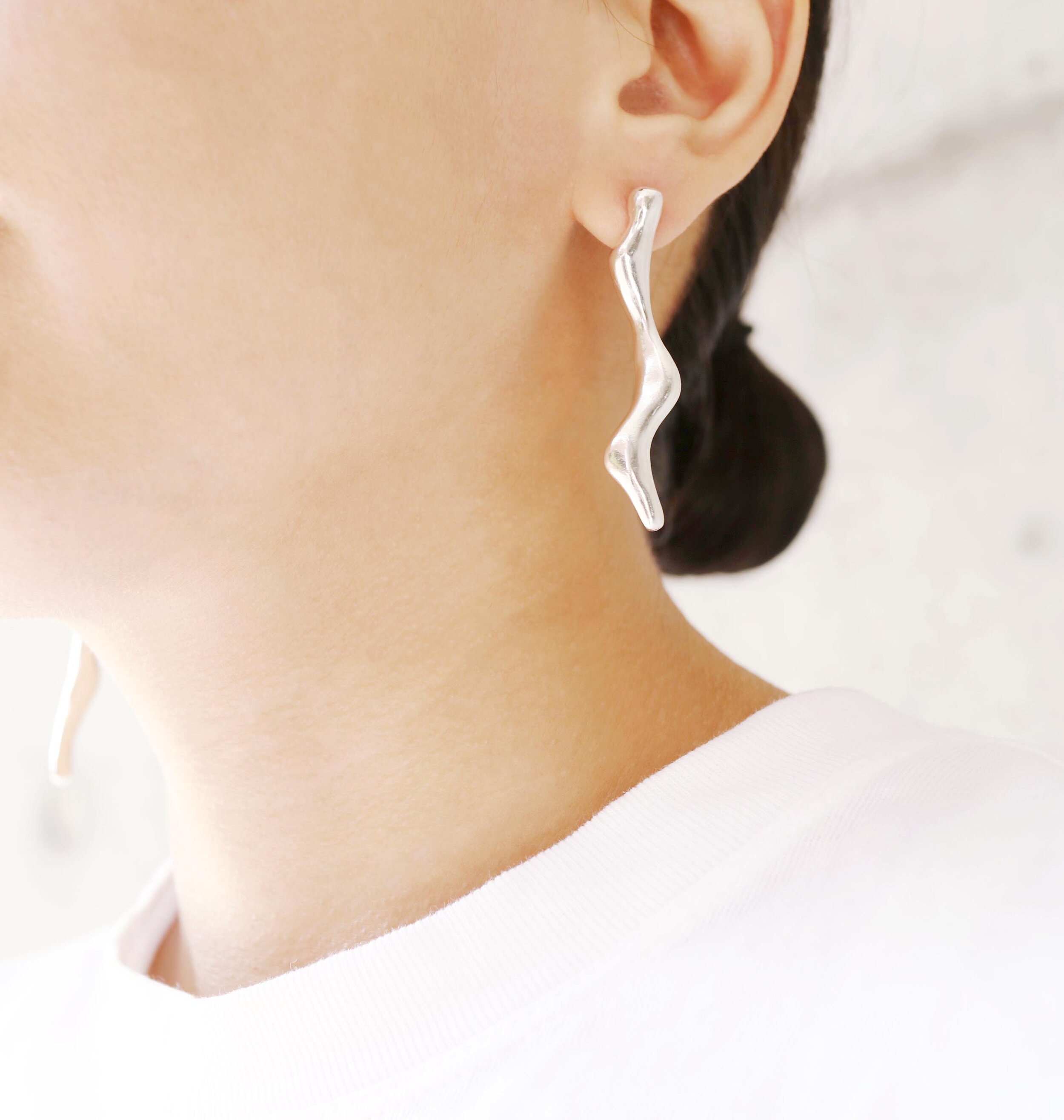 Wave earring (Short)