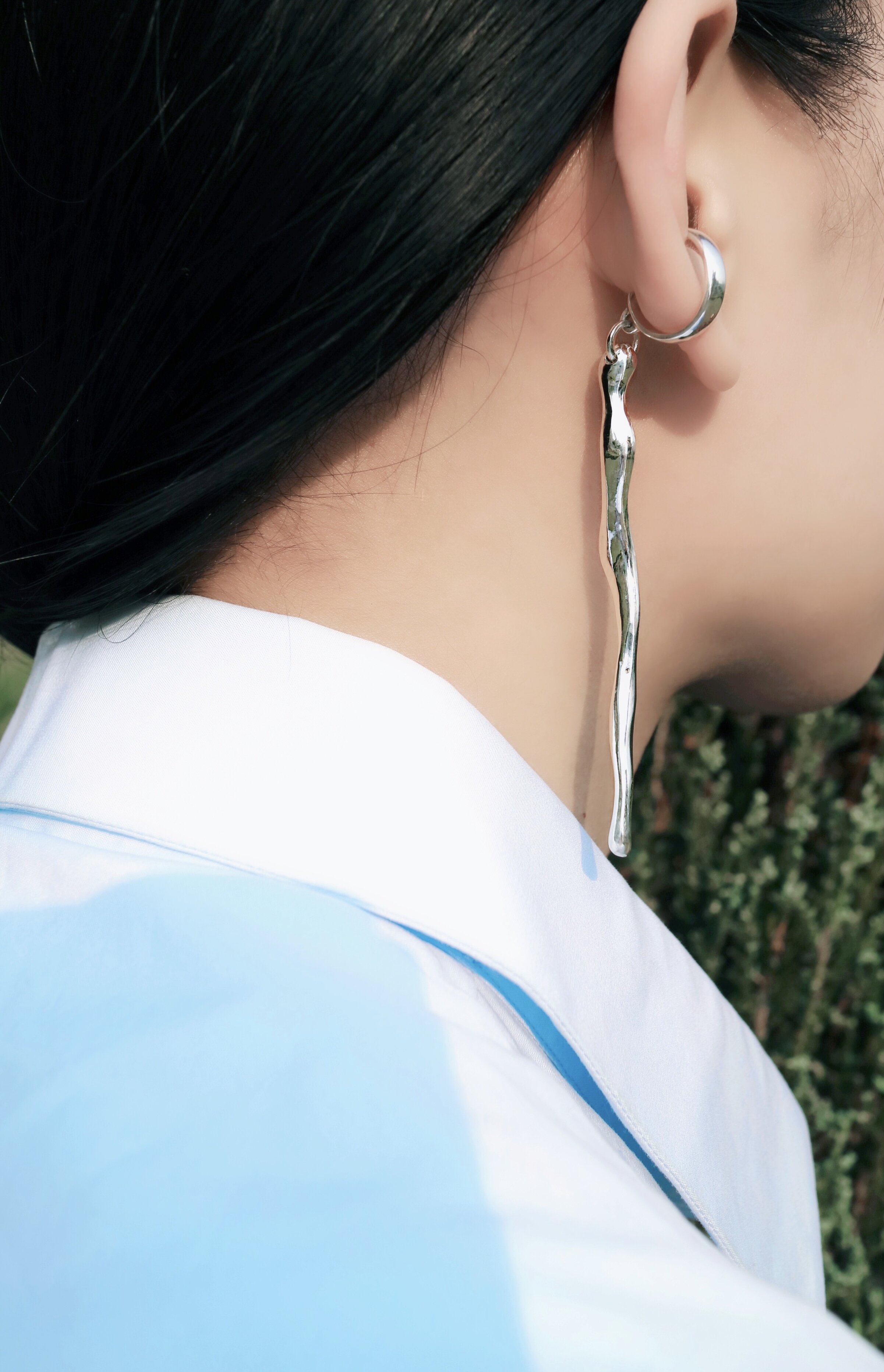 Wave ear cuff