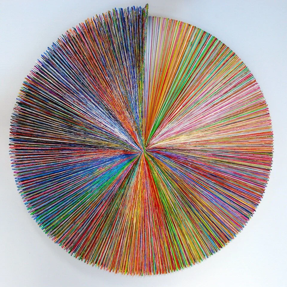 2020, Acrylic on aluminium panel diam: 90cm