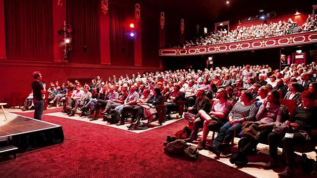 Bruce Parry gives an inspirational talk at Hebden Bridge Picture House after a screening of TAWAI - A VOICE FROM THE FOREST #tawai