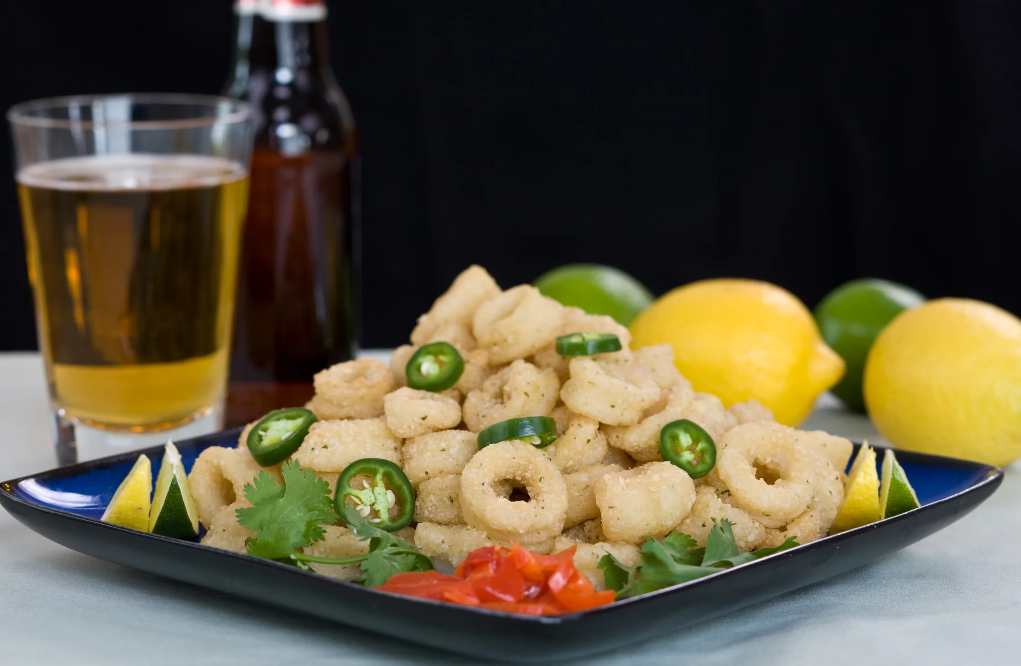 Classic fried calamari.