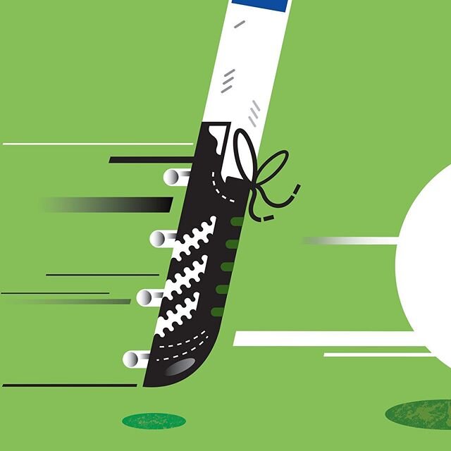 Perfect illustration to mark to start of the football season by @russell_walker_fetchaset
