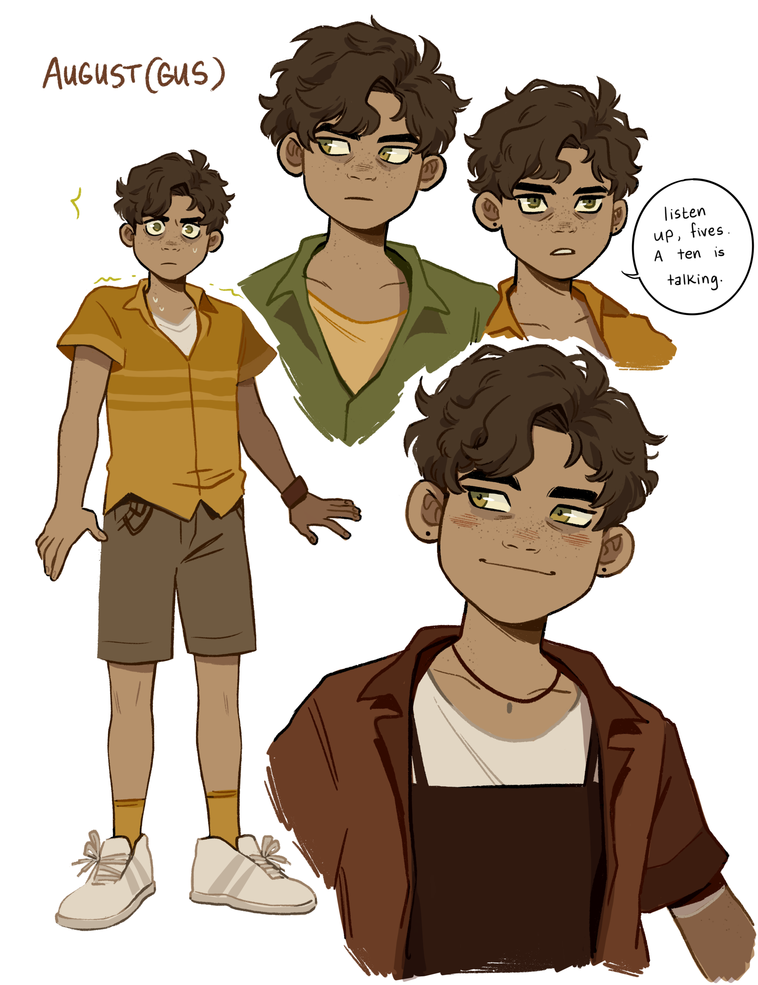 development sketches for Specter Inspectors