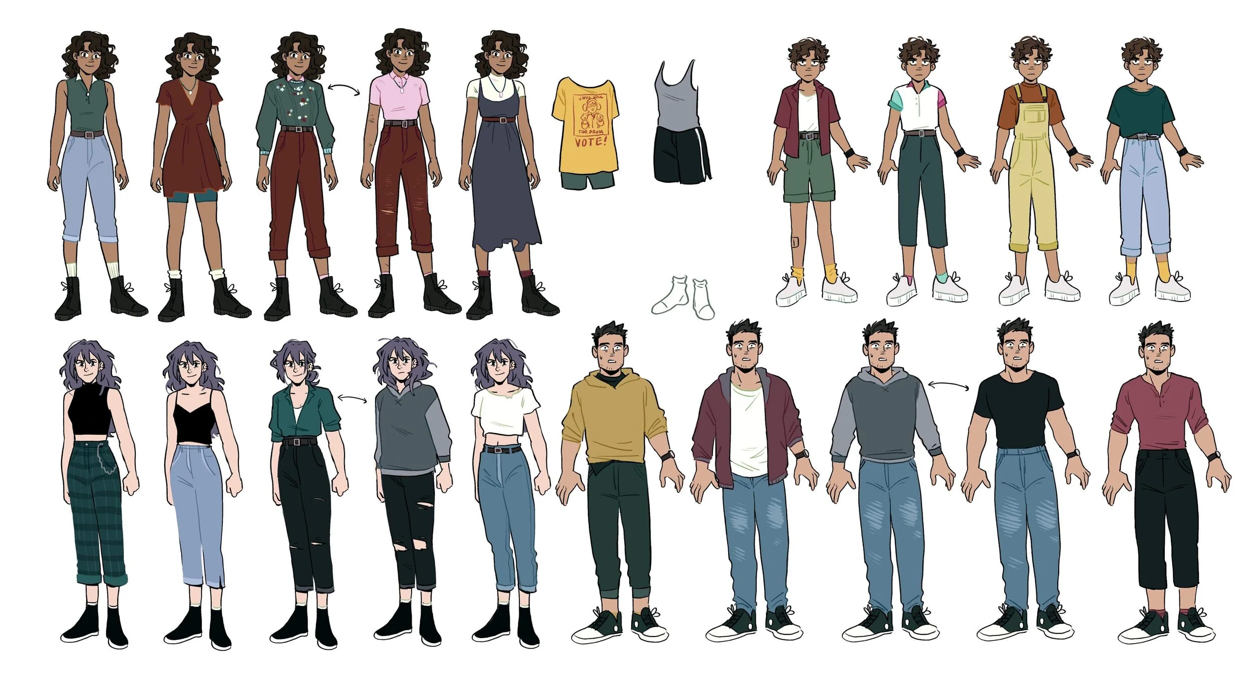 development sketches for Specter Inspectors