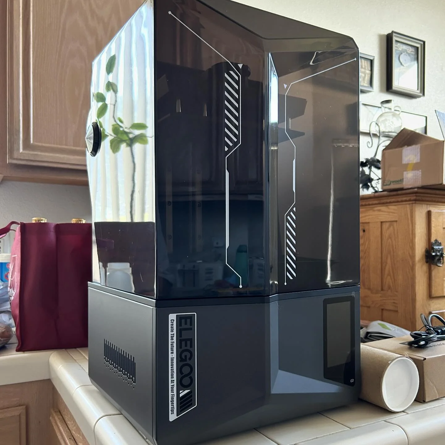 It&rsquo;s a big beefy boi #elegoo #3dprinting #maker