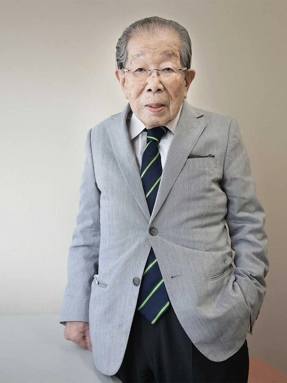 Dr. Shigeaki Hinohara, 102, Tokio, Japan, 2013