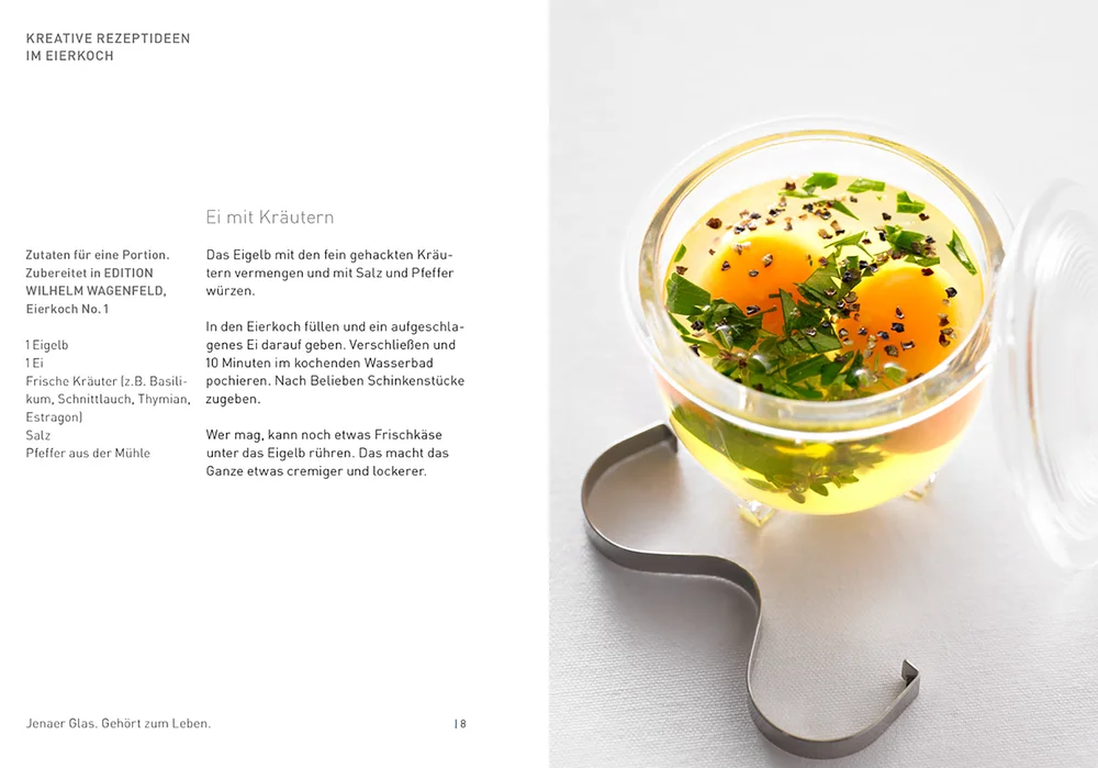 Jenaer Glas Kreative Rezeptideen Serviert In Wagenfelds Eierkocher Thormaehlen Photography 