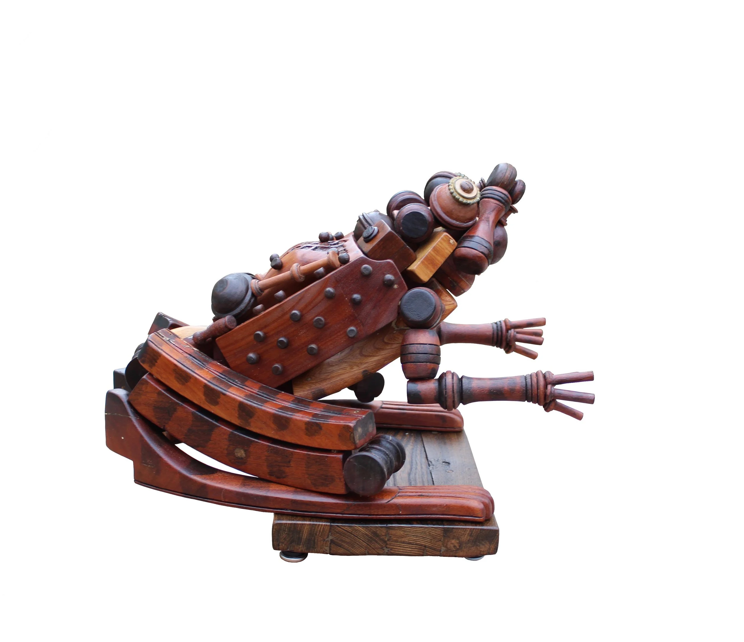    GOPHER FROG     Length:  17” (43.18 cm)   Width:  13” (33.02 cm)   Height:  13” (33.02 cm)   SOLD    