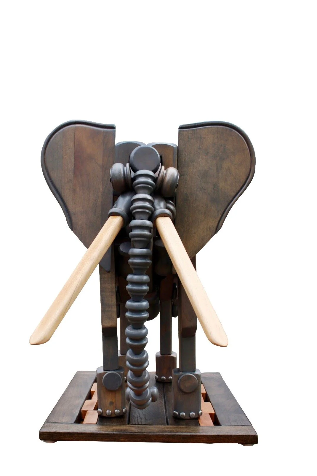    AFRICAN ELEPHANT      Length:  34” (86.4 cm)   Width:  16” (40.6 cm)   Height:  24” (61 cm)   SOLD  