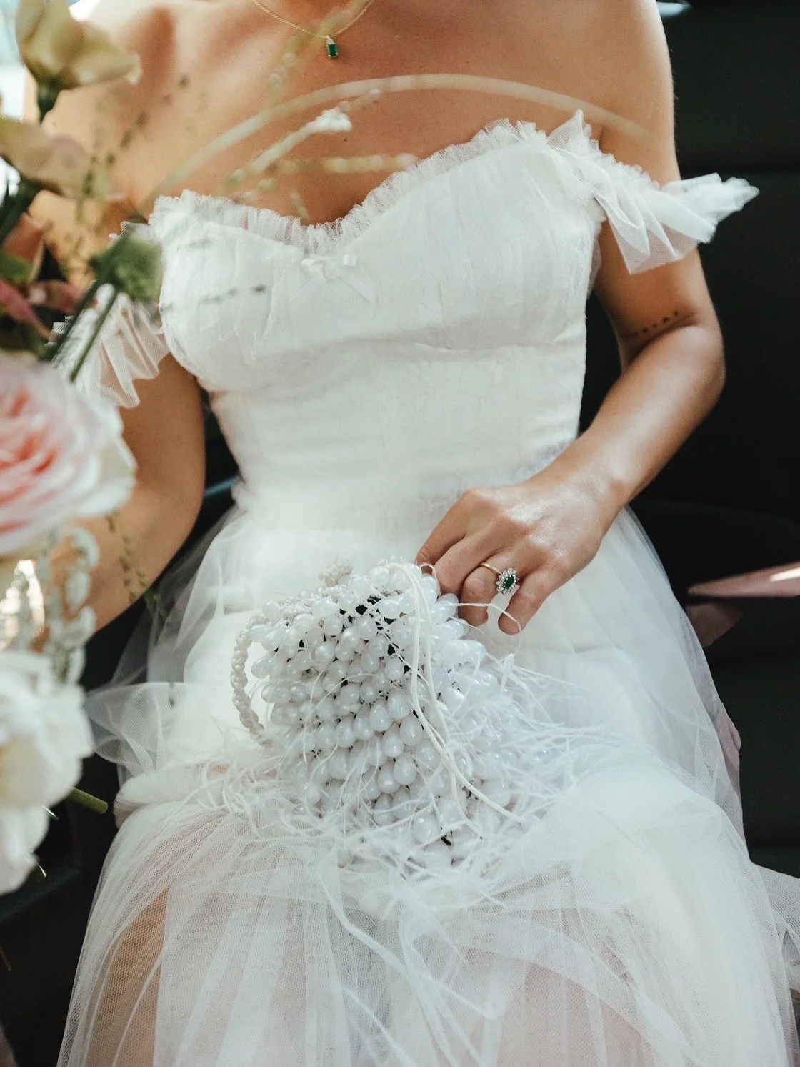 From the moment Jessie walked into our studio, we knew her bespoke bridal dress was going to be a showstopper. A blend of high fashion and country influence was the brief, and so we crafted a dress that perfectly captured her style for her big day in