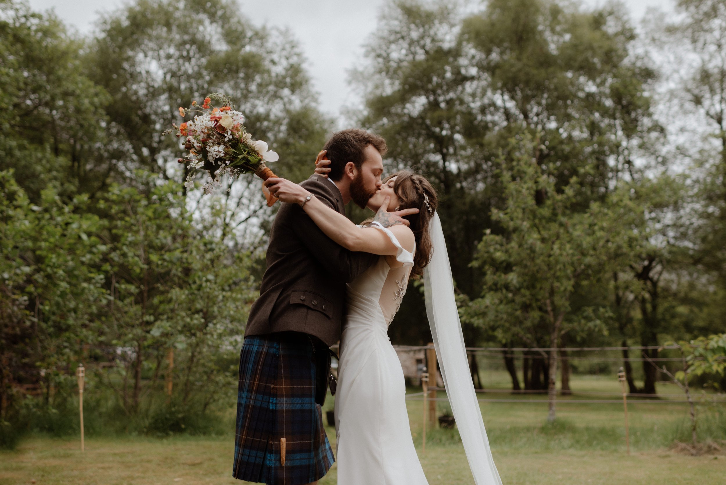 garden wedding Scotland