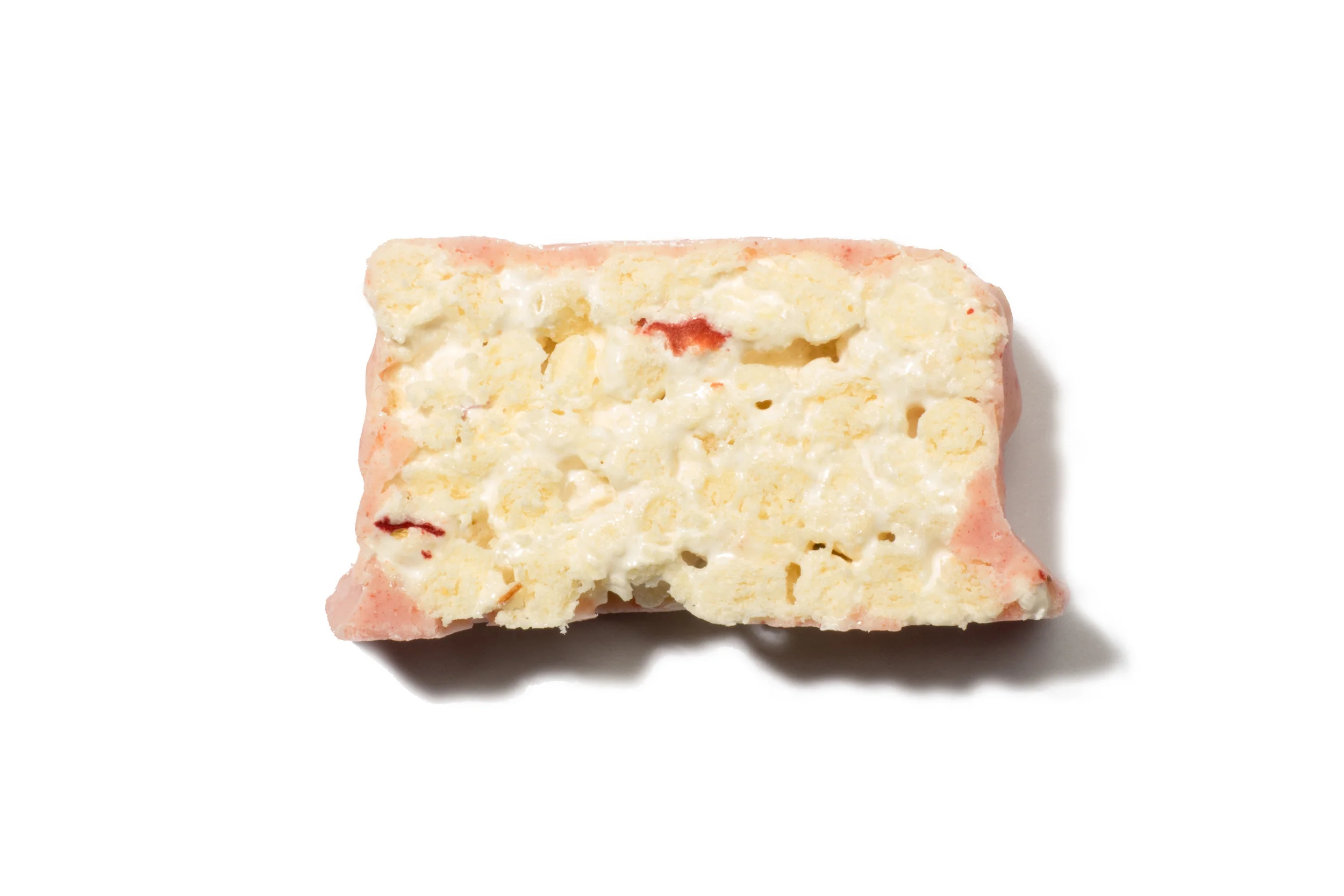Nutrativa Strawberry Whey Protein Bar Slice