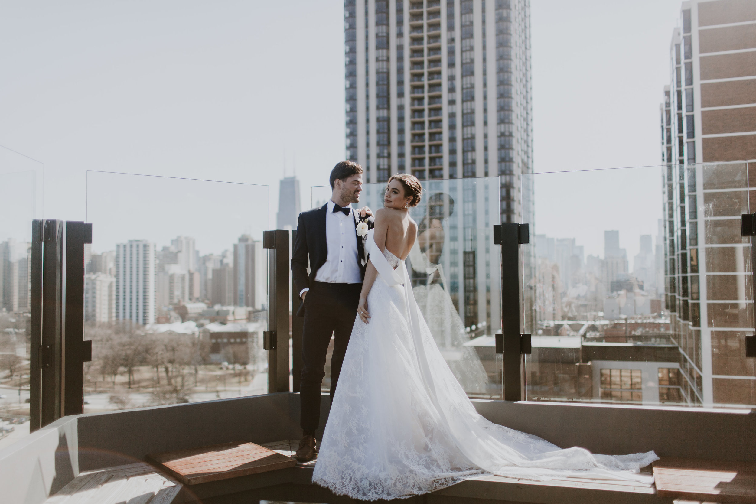 Hotel Lincoln J Parker Wedding Photos Chicago Skyline Wedding Photos | Chicago Wedding Planner | Your Day by MK