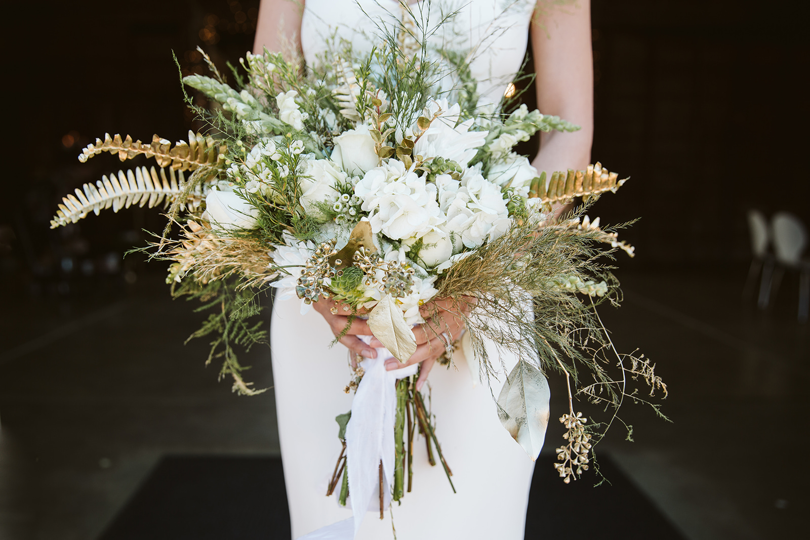 Cascading Bridal Bouquet