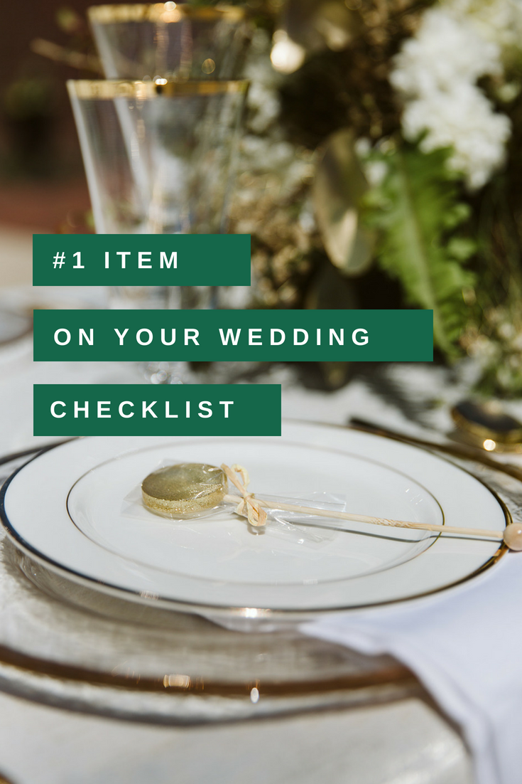 Most important Item on your wedding checklist