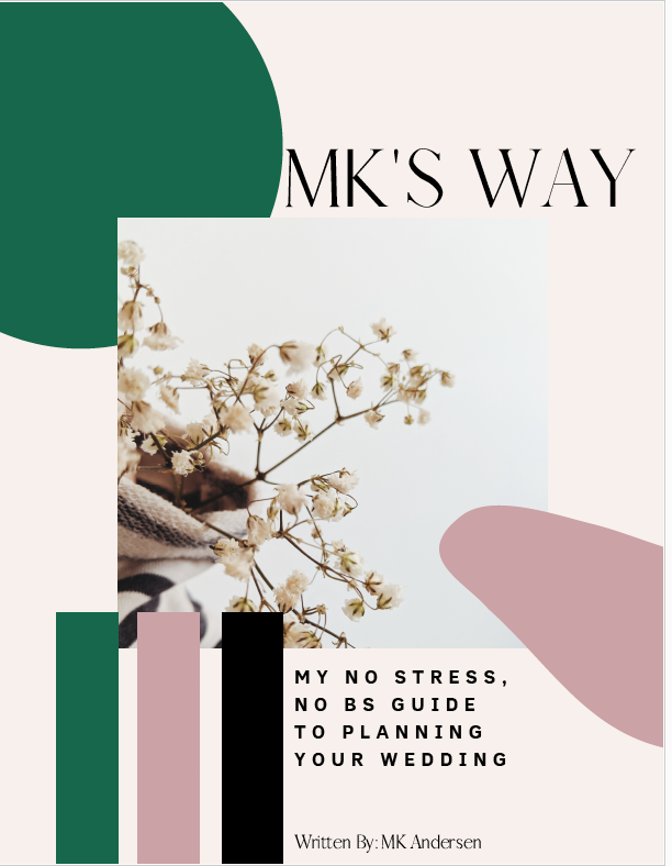 I Wrote a Wedding Planning E-Book