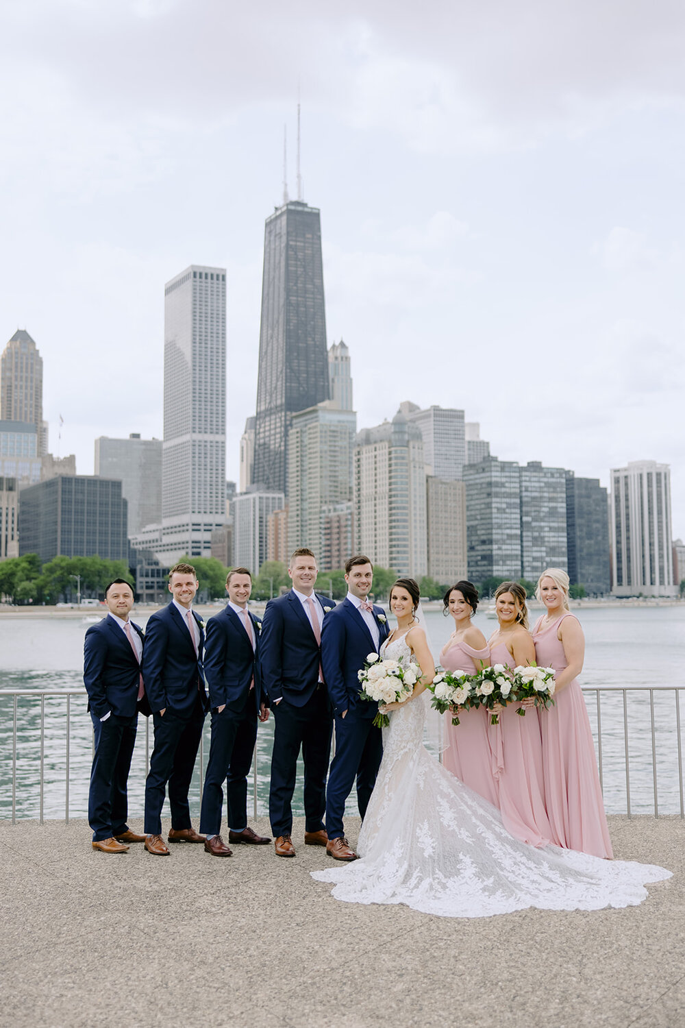 Chicago illuminating company wedding blush and lace wedding | Olive Park Chicago | Wedding planning resources | Chicago Wedding