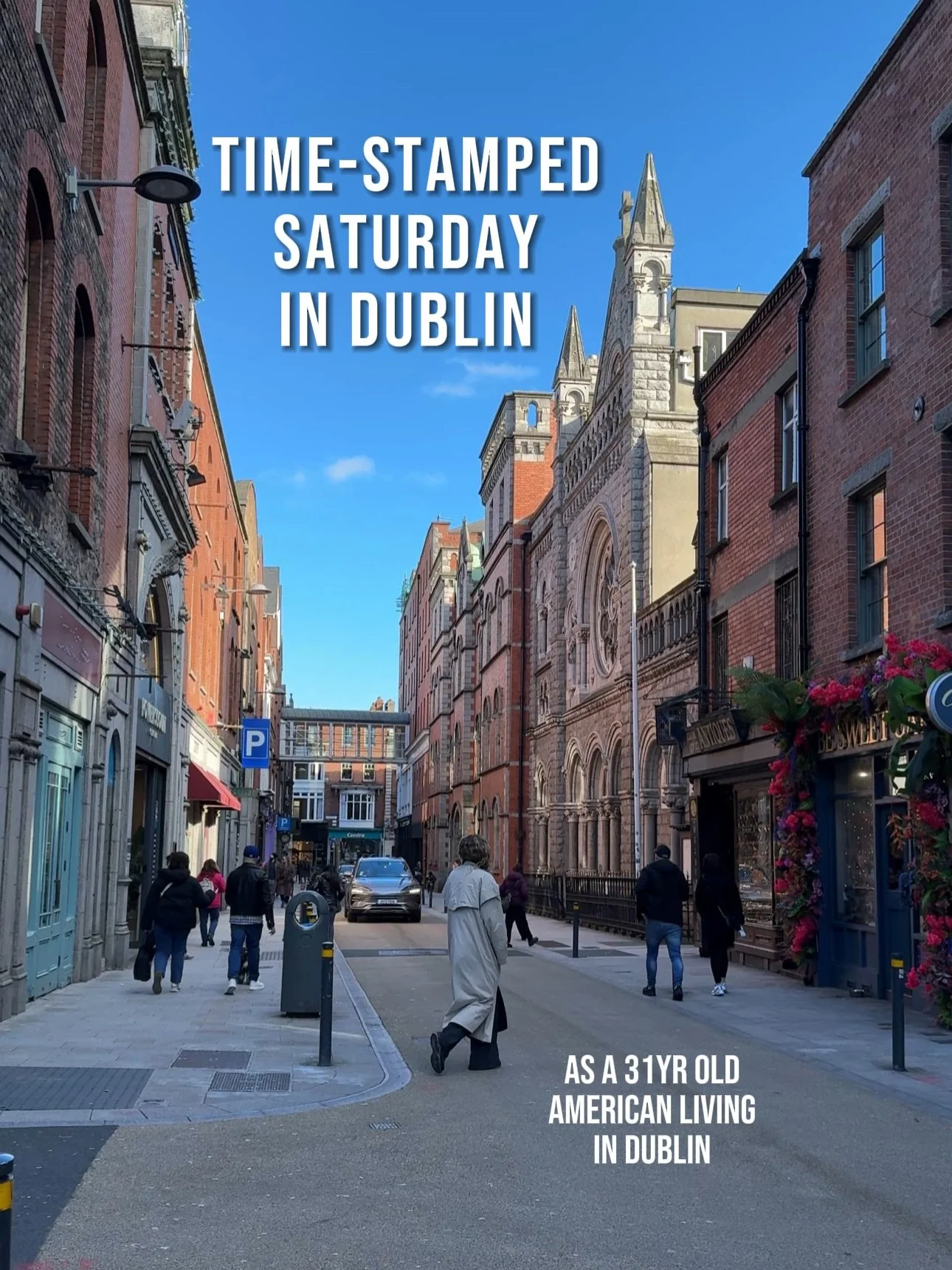 Time-Stamped Saturday in Dublin 🌞

✨ @scealbakery in D8 opening is *chefs kiss
✨ Sun in Dublin makes life that much more fun
✨ Bikes are the best 
✨ 31 means fun and friends and big life moments 

Dublin living | American in Europe | Dublin weekend 