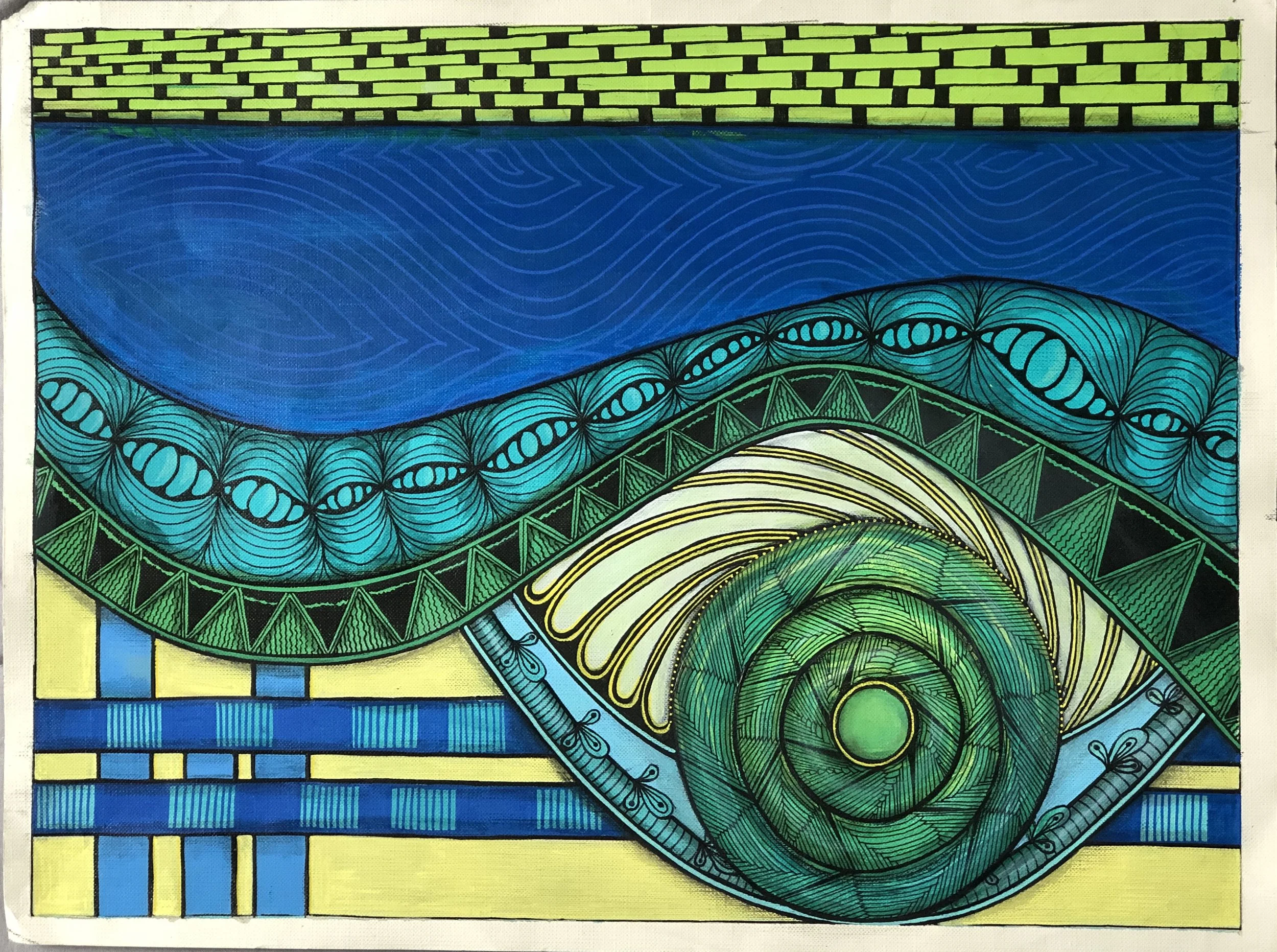 Zentangle Inspired Art 100 