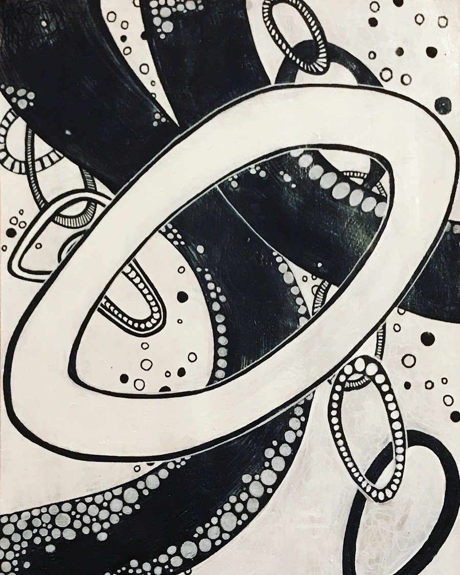 Black and White Abstract -13