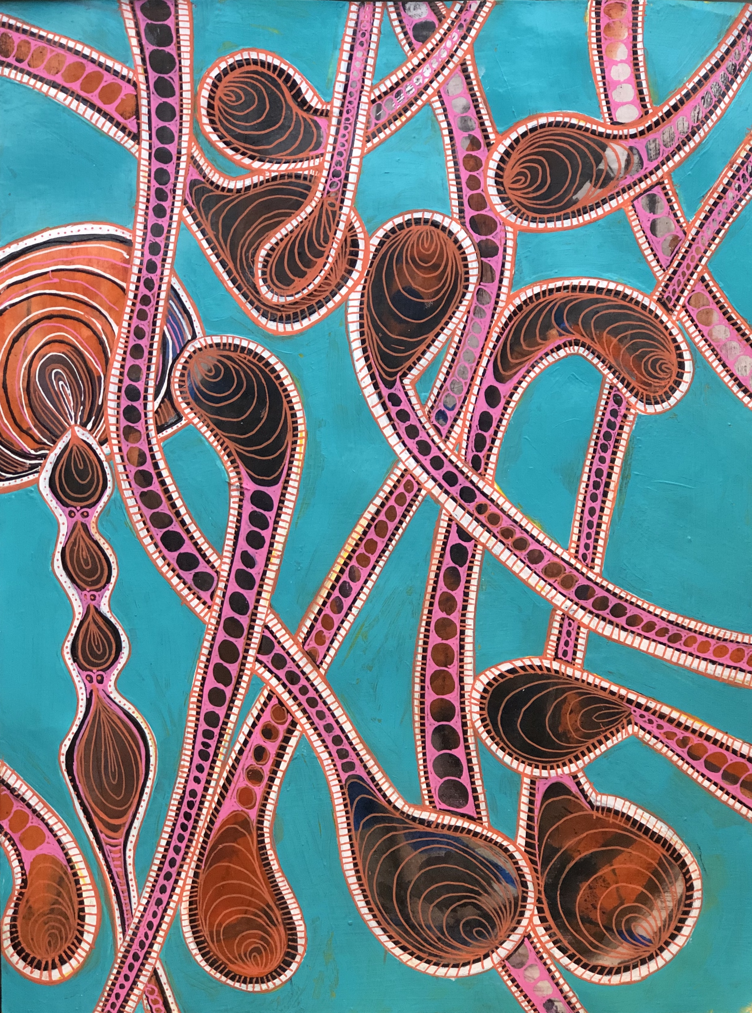 Zentangle Inspired Art 54 - Golf Clubs